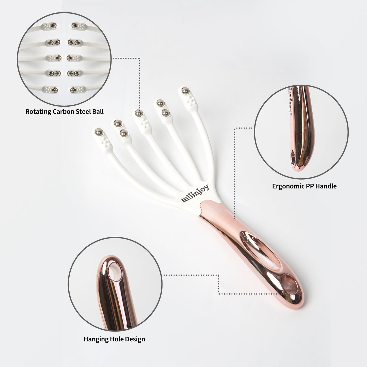 mliinjoy Deep Tissue Massage Apparatus – Wireless Pain Relief & Relaxation Device