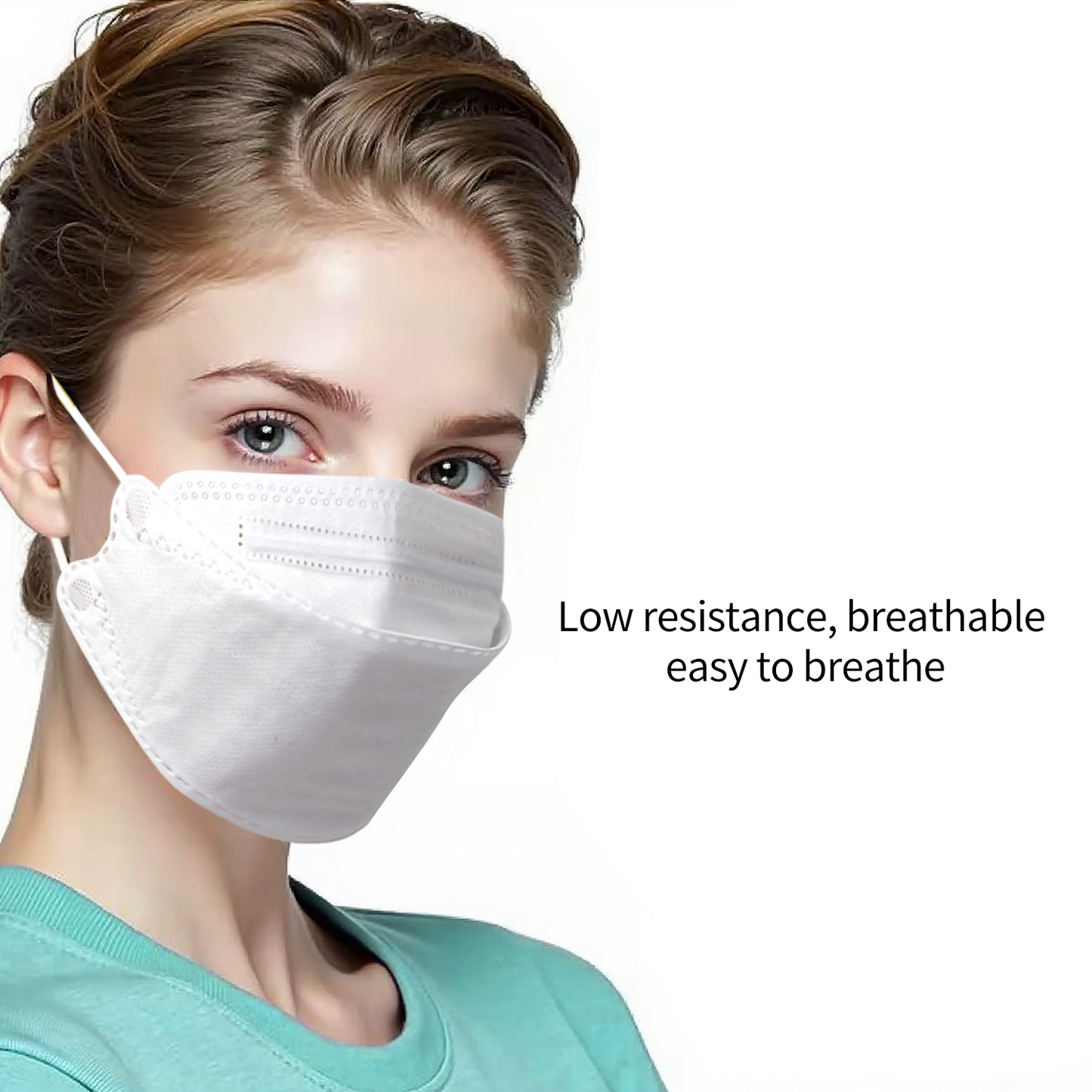 mliinjoy Medical Face Masks for Healthcare Professionals – 4-Ply Foldable Protective Masks, Breathable & Skin-Friendly, Disposable Safety Masks for Hospital and Clinical Use
