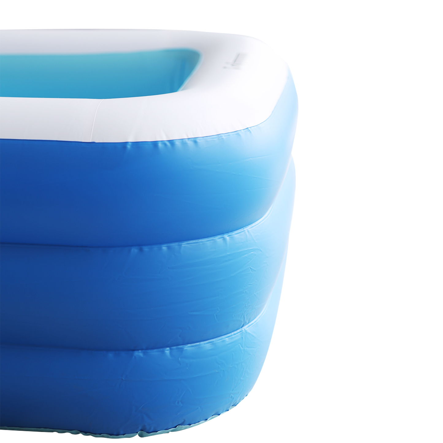 mliinjoy Inflatable Family Pool – Large Rectangular Blow-Up Swimming Pool for Backyard Summer Fun