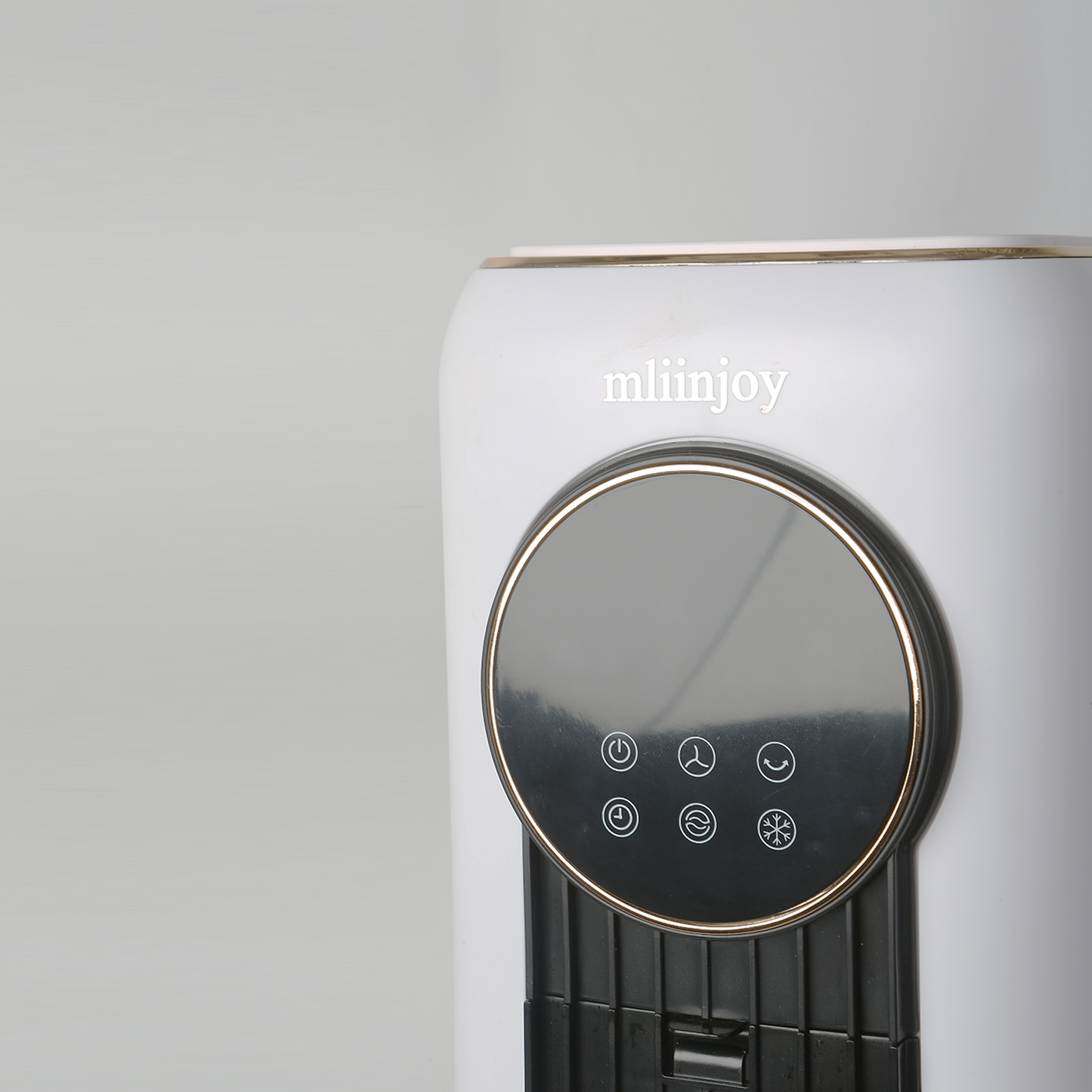 mliinjoy CoolTower Smart Oscillating Air Conditioner – Slim Portable Cooling Fan with LED Touch Panel