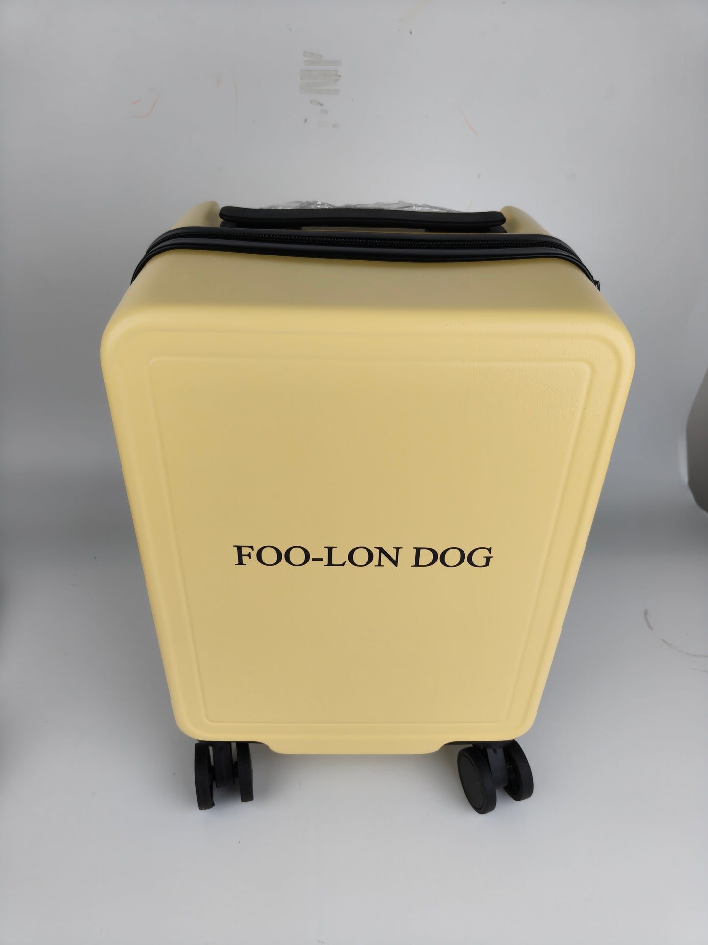 FOO-LON DOG Lightweight Hard Shell Carry-On Suitcase – 360° Spinner Wheels Travel Case for Business & Leisure