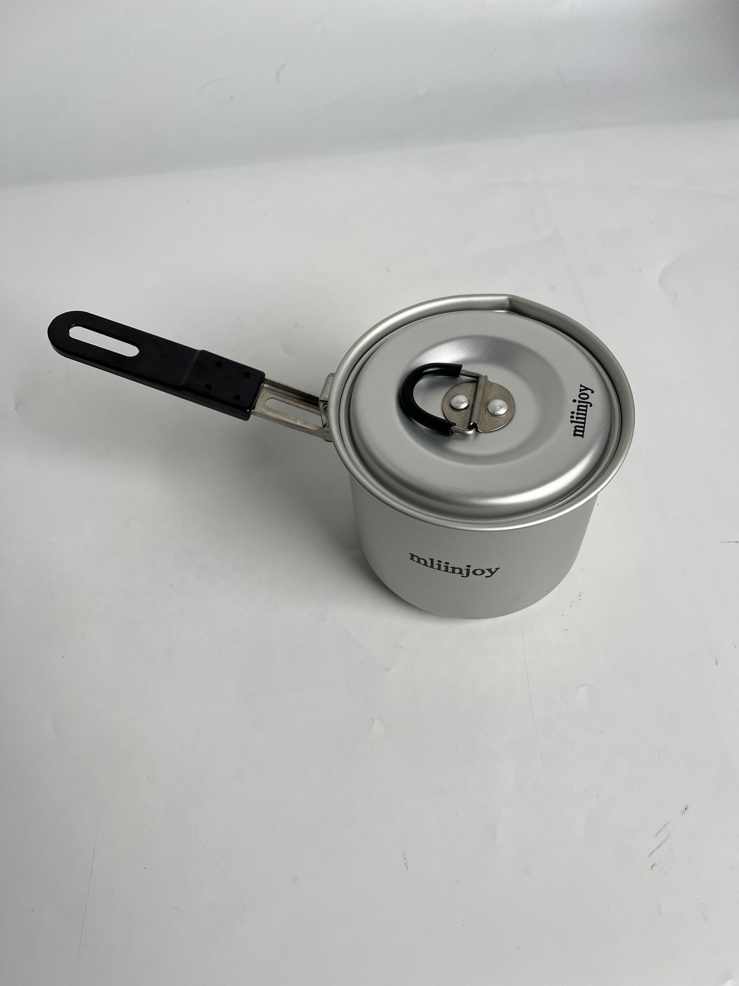 mliinjoy Portable Outdoor Cooking Pot – Lightweight Camping Cookware with Foldable Handle and Lid