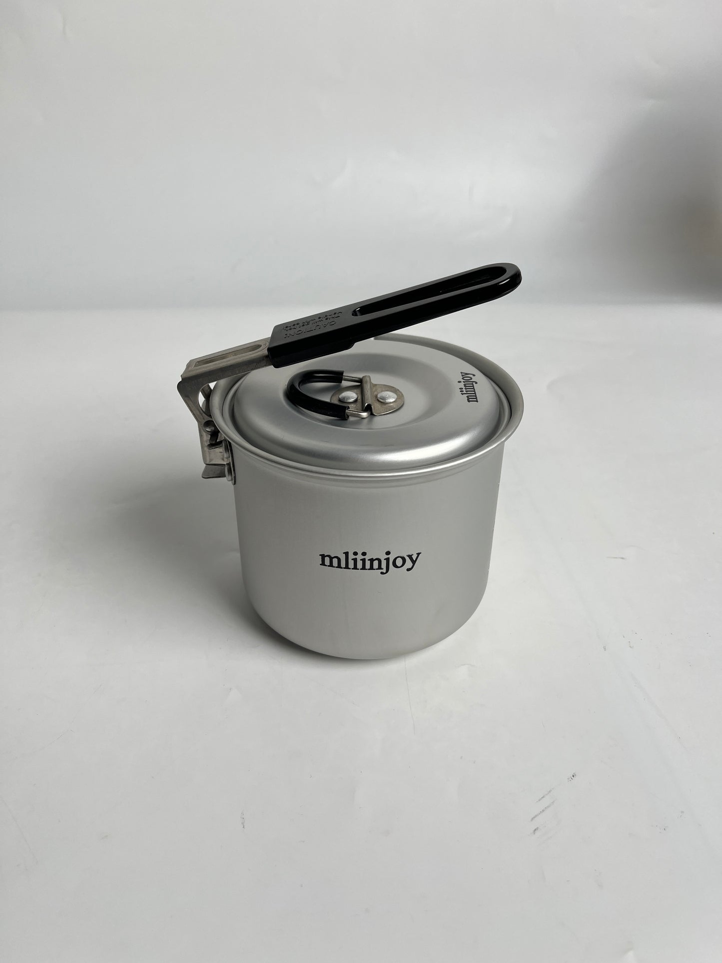 mliinjoy Portable Outdoor Cooking Pot – Lightweight Camping Cookware with Foldable Handle and Lid