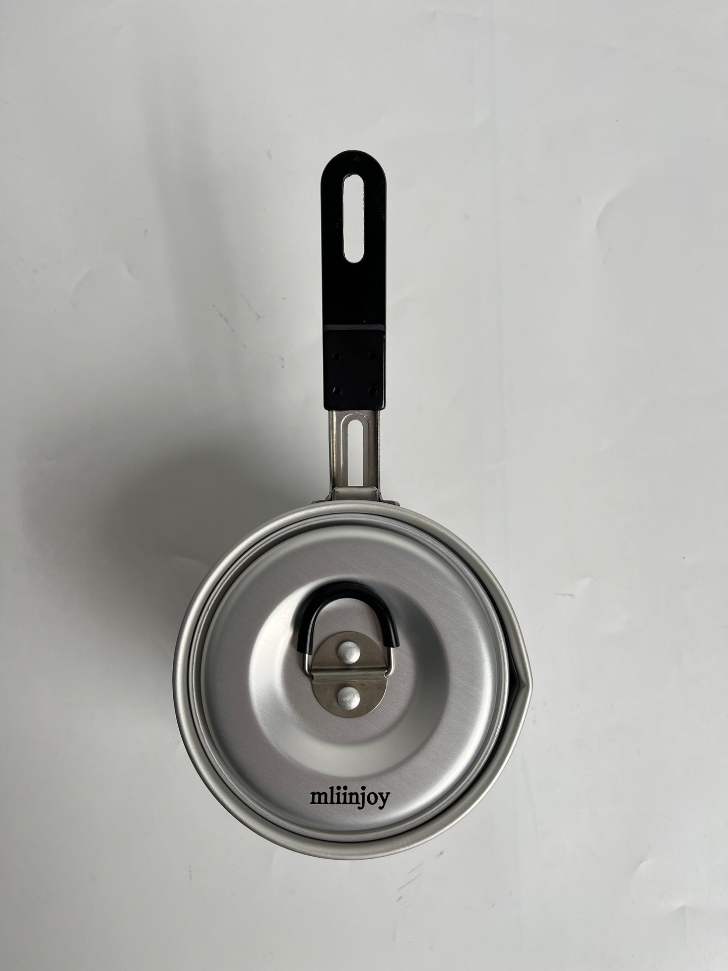 mliinjoy Portable Outdoor Cooking Pot – Lightweight Camping Cookware with Foldable Handle and Lid