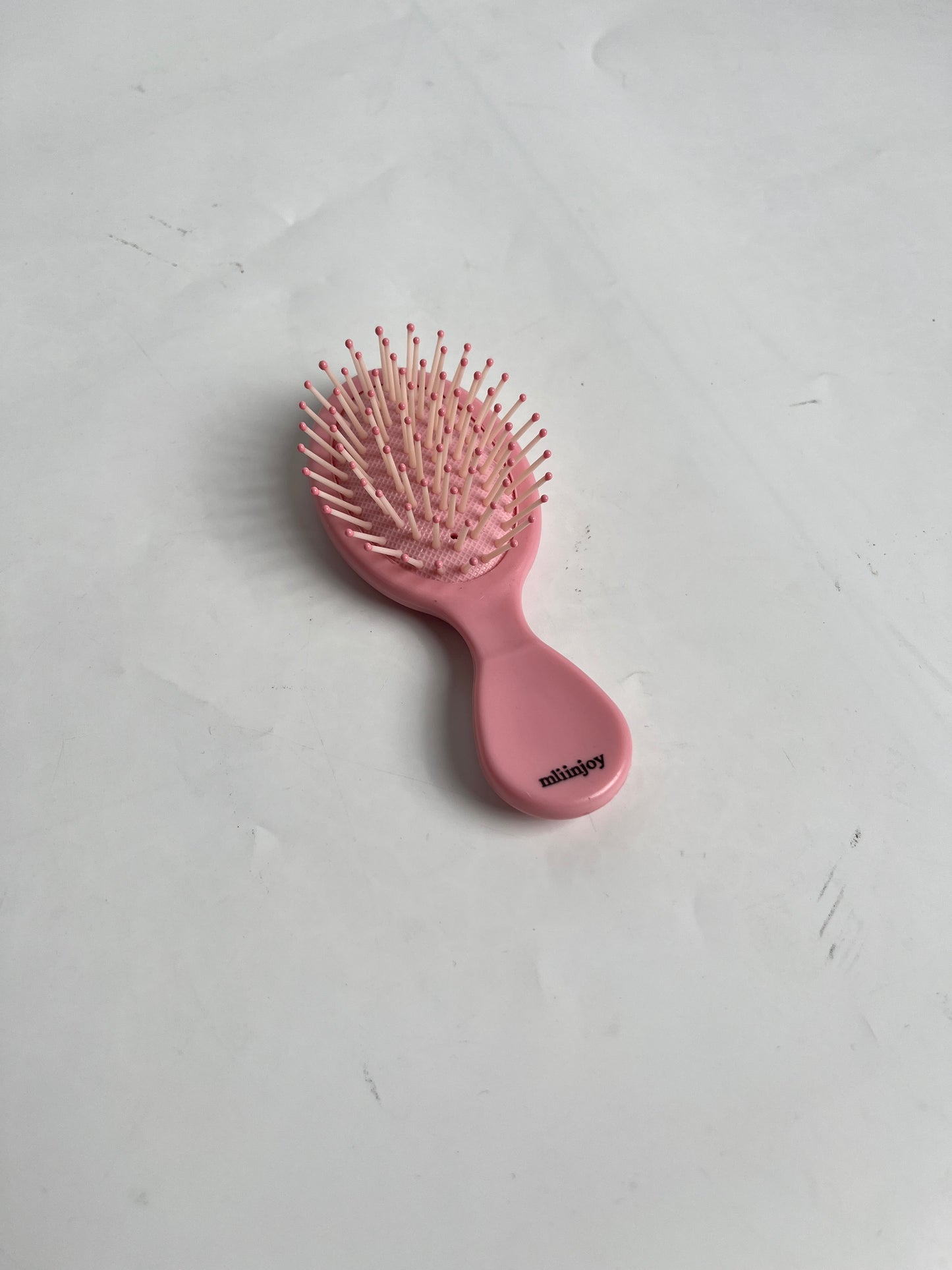 mliinjoy Mini Detangling Hair Brush – Soft Bristle Paddle Comb for Kids and Travel