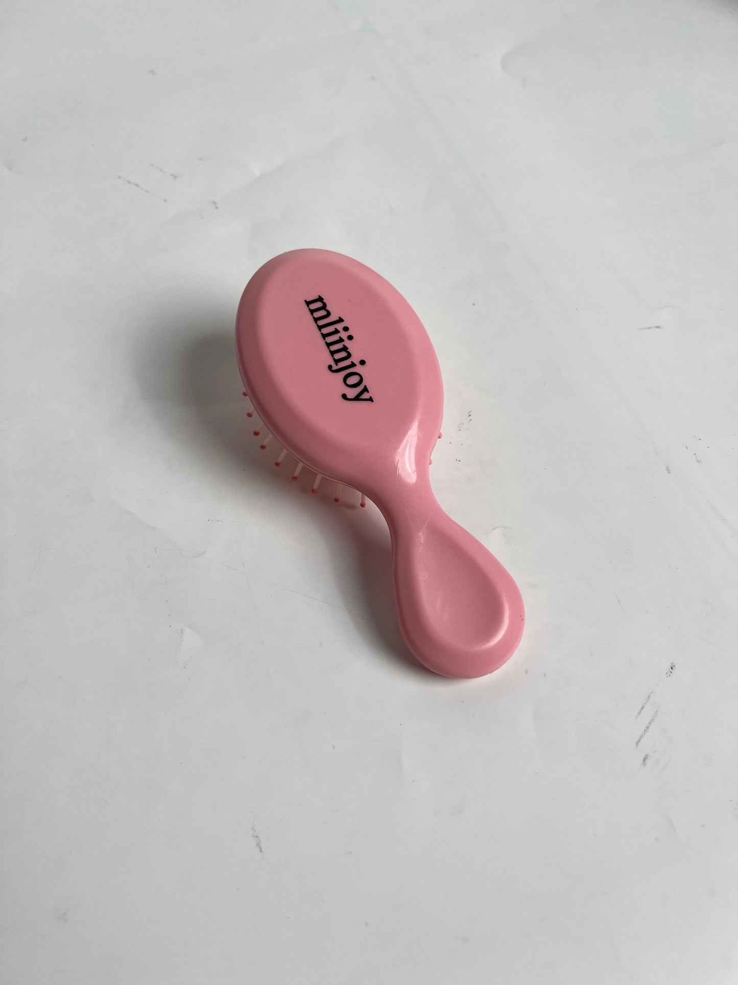 mliinjoy Mini Detangling Hair Brush – Soft Bristle Paddle Comb for Kids and Travel