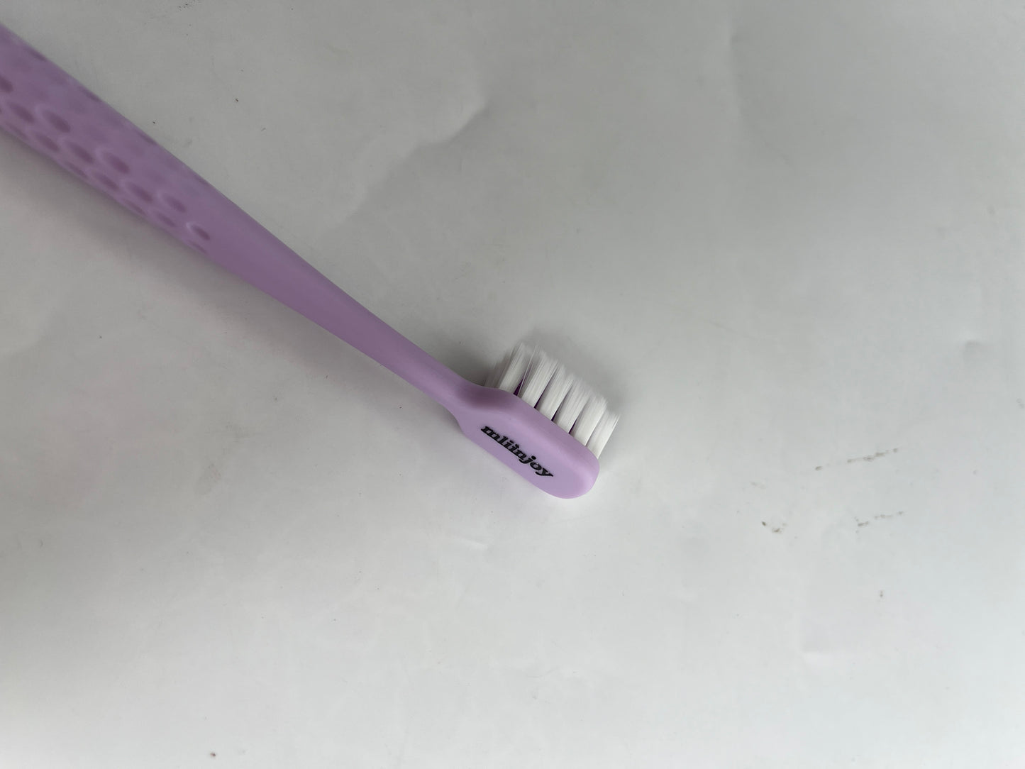 mliinjoy Extra Soft Bristle Toothbrush - Lavender Gum Care Brush with Ergonomic Grip, Gentle Dental Care for Sensitive Teeth & Gums
