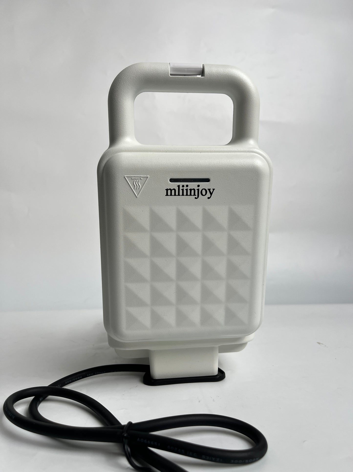 mliinjoy Compact Sandwich and Bread Maker – Nonstick Electric Breakfast Grill with Dual-Sided Heating