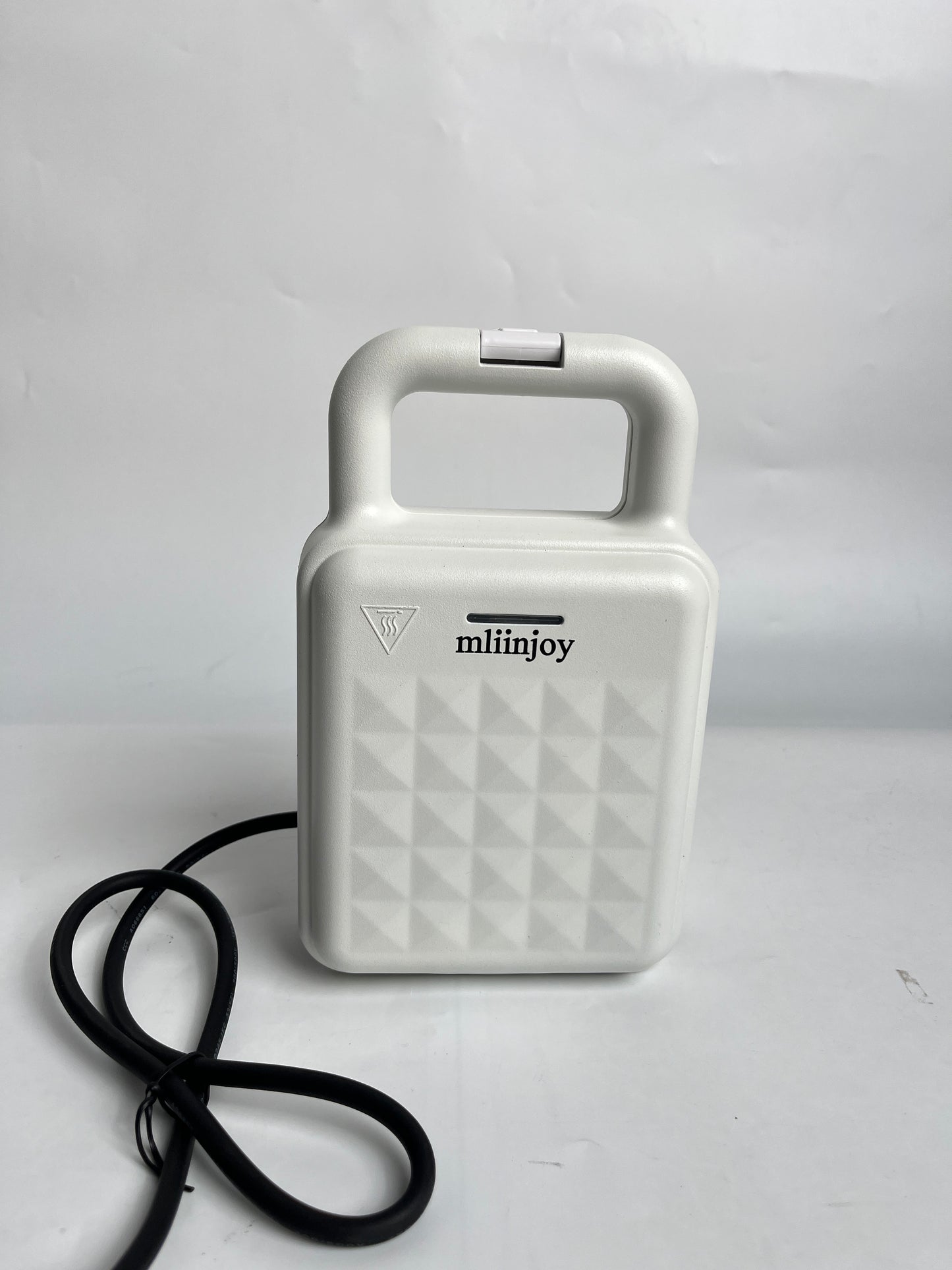 mliinjoy Compact Sandwich and Bread Maker – Nonstick Electric Breakfast Grill with Dual-Sided Heating