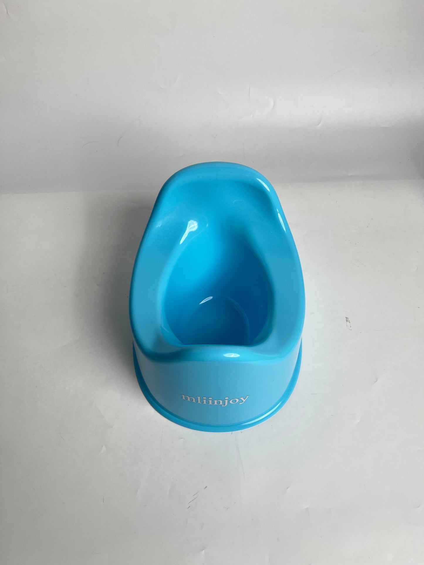 mliinjoy Kids Potty Training Seat - Vibrant Blue Ergonomic Toddler Toilet Seat with Anti-Slip Base, Easy-Clean BPA-Free Potty for Boys & Girls