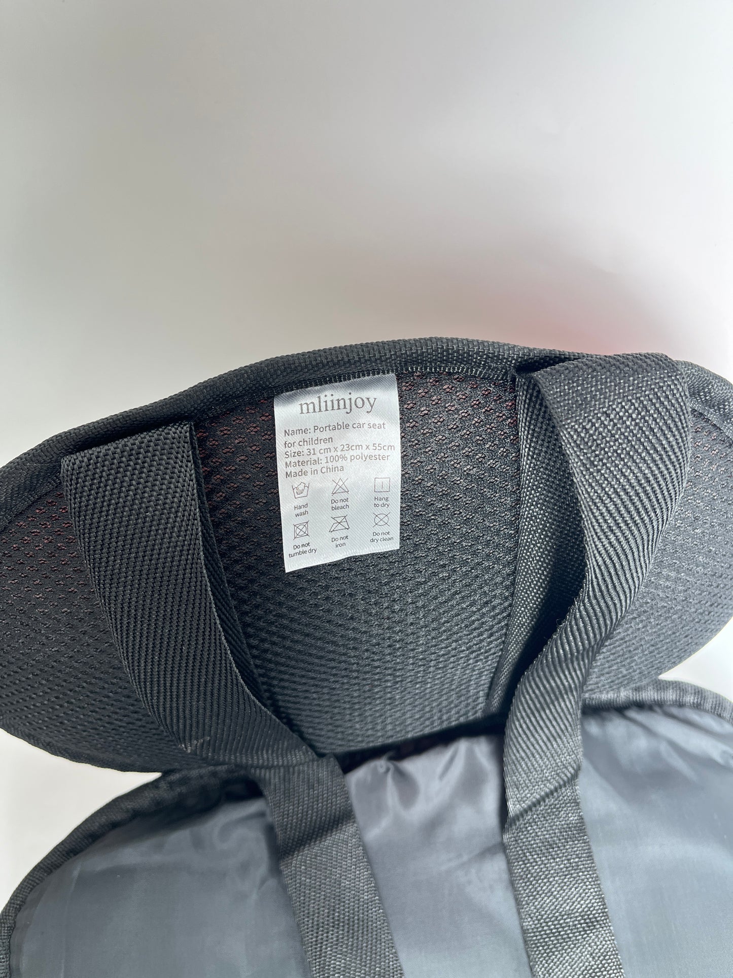 mliinjoy Foldable Child Safety Car Seat – Portable 5-Point Harness Booster for Travel and Everyday Use
