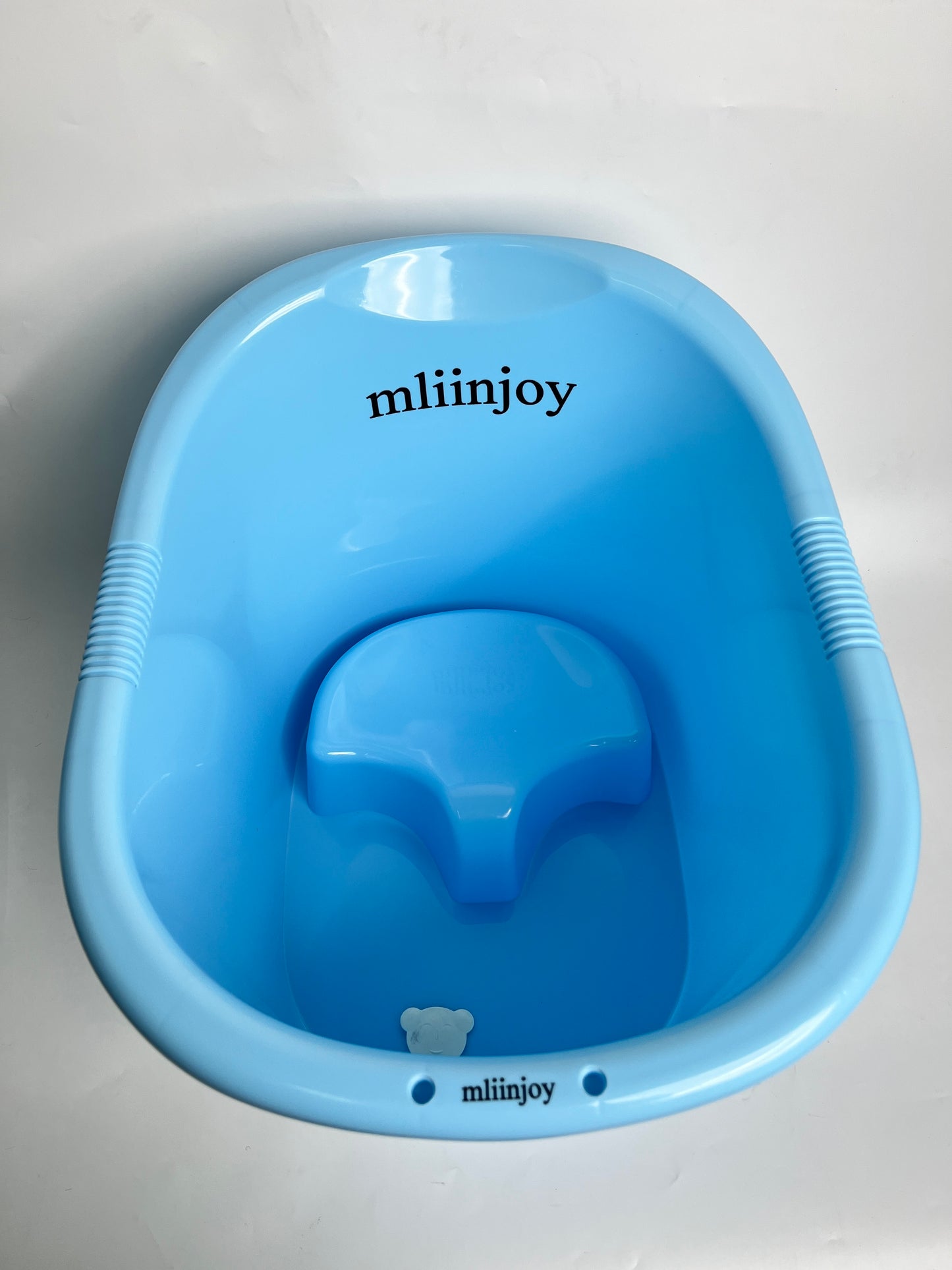 mliinjoy Portable Soaking Bathtub – Compact Plastic Bath Basin for Adults and Kids