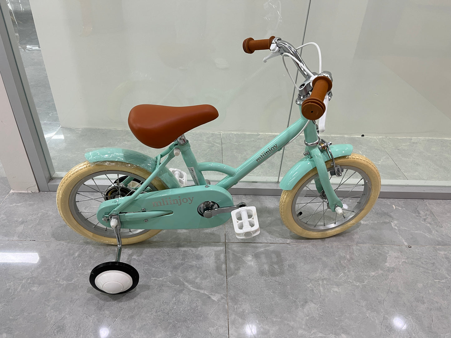 mliinjoy 14-Inch Kids Bike with Training Wheels – Classic Toddler Bicycle for Boys and Girls Ages 3–6