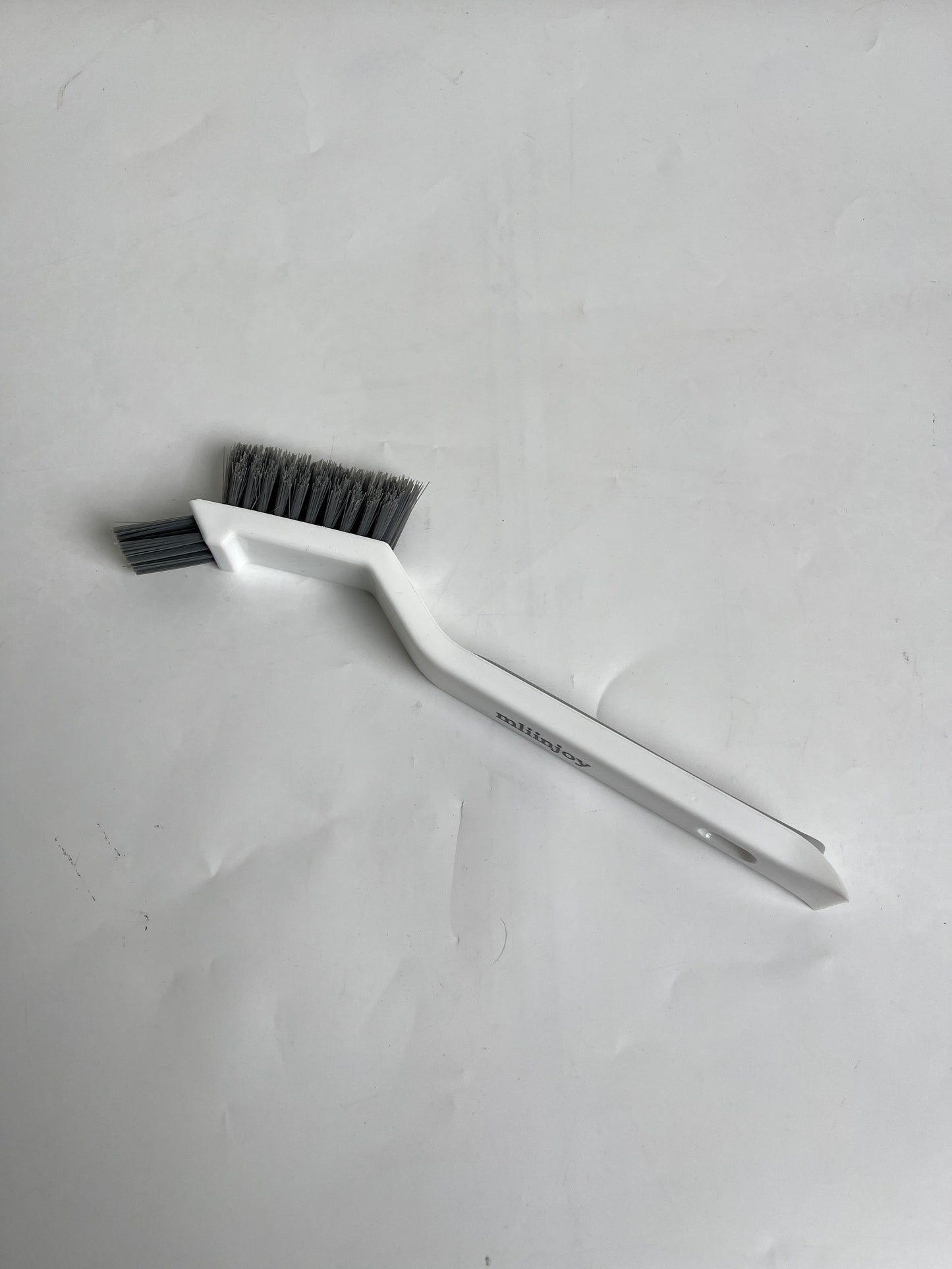 mliinjoy Multi-Purpose Scrub Brush – Deep Cleaning Grout and Corner Brush with Ergonomic Handle and Dual Bristles
