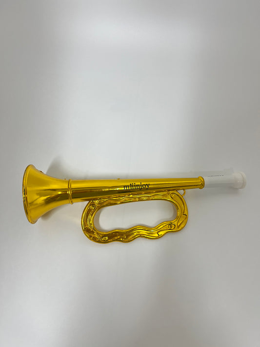 mliinjoy Kids Toy Bugle Horn – Lightweight Plastic Clarion Trumpet for Marching Band Play, Parades & Pretend Music Fun