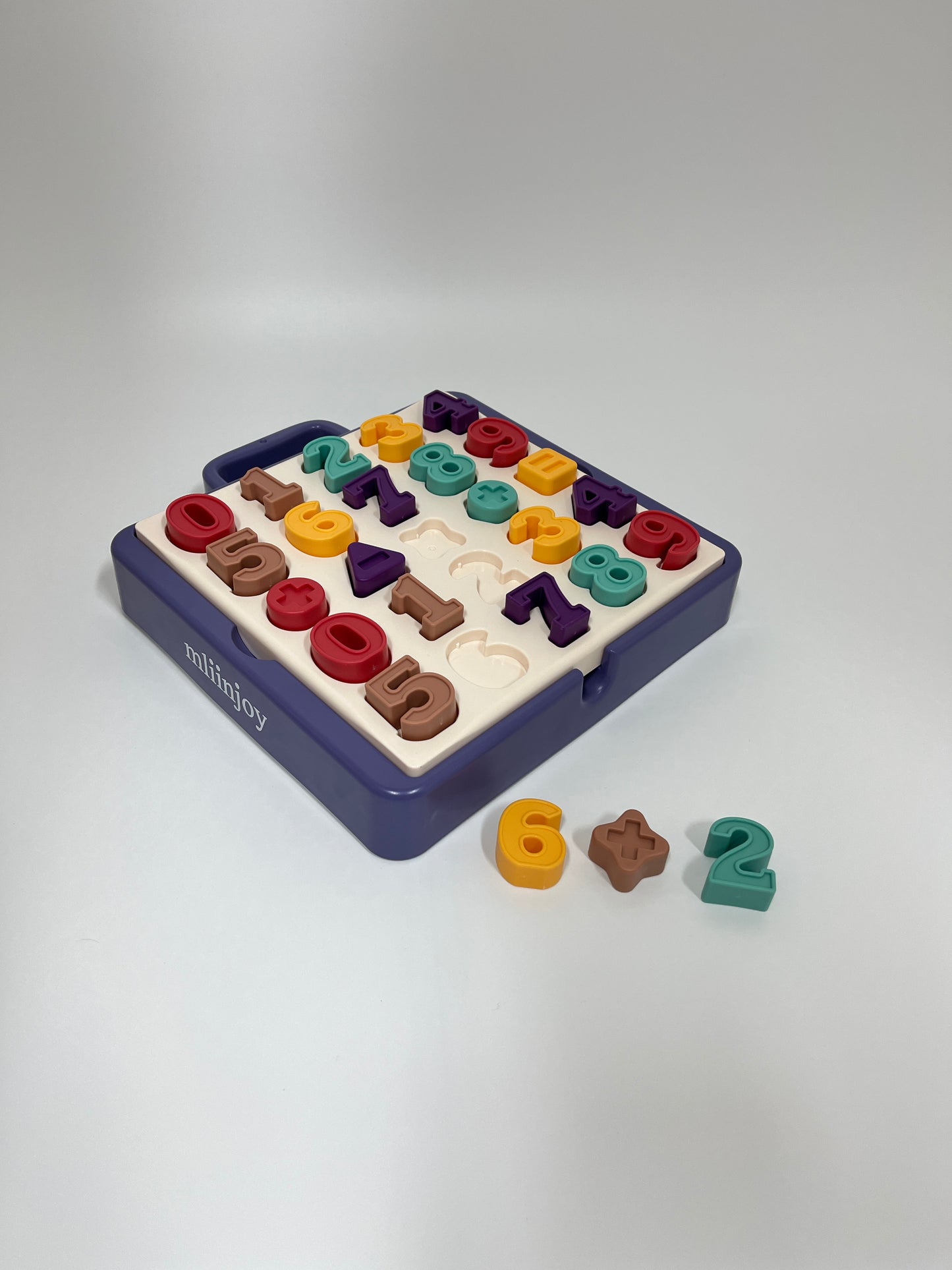 mliinjoy Montessori Number Puzzle Toy – Educational Learning Board for Toddlers to Practice Counting, Fine Motor Skills, and Math Concepts