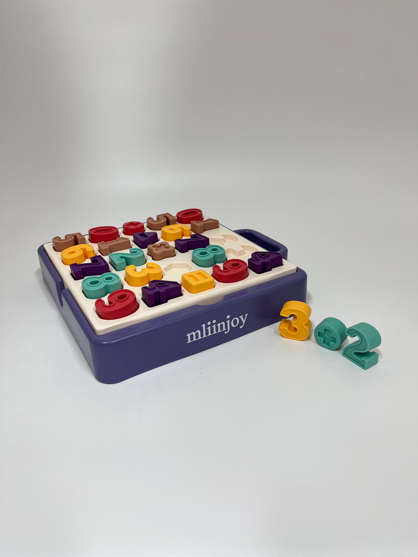 mliinjoy Montessori Number Puzzle Toy – Educational Learning Board for Toddlers to Practice Counting, Fine Motor Skills, and Math Concepts
