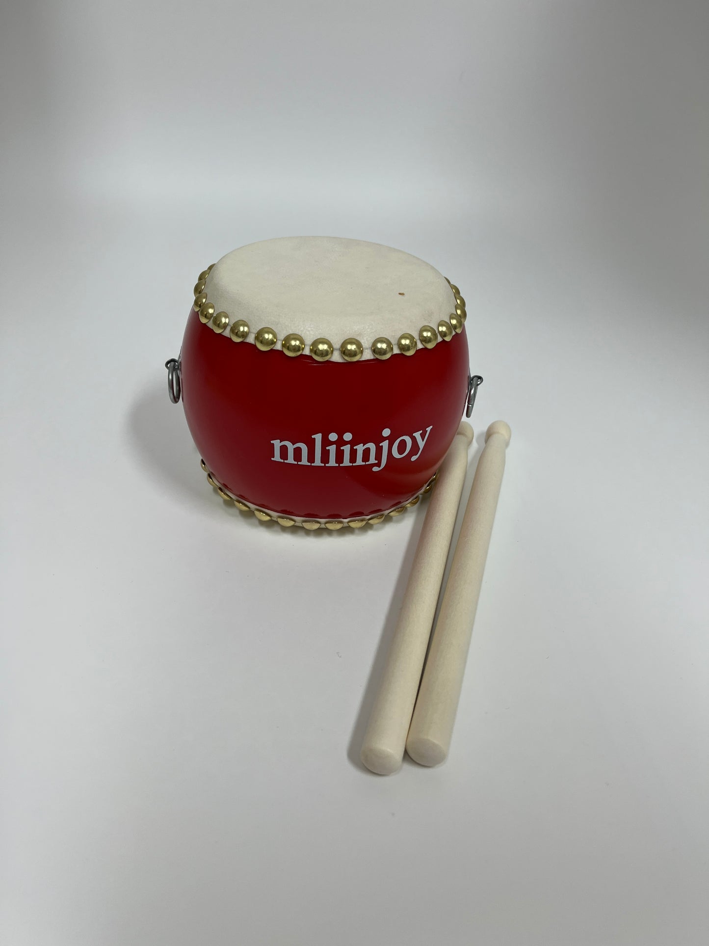 mliinjoy Kids Hand Drum Toy – Traditional Style Mini Drum with Wooden Drumsticks for Toddlers & Preschool Music Play
