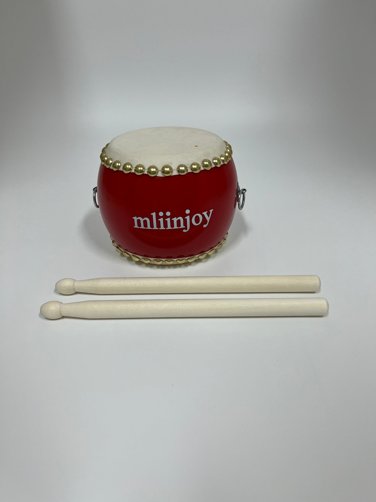 mliinjoy Kids Hand Drum Toy – Traditional Style Mini Drum with Wooden Drumsticks for Toddlers & Preschool Music Play
