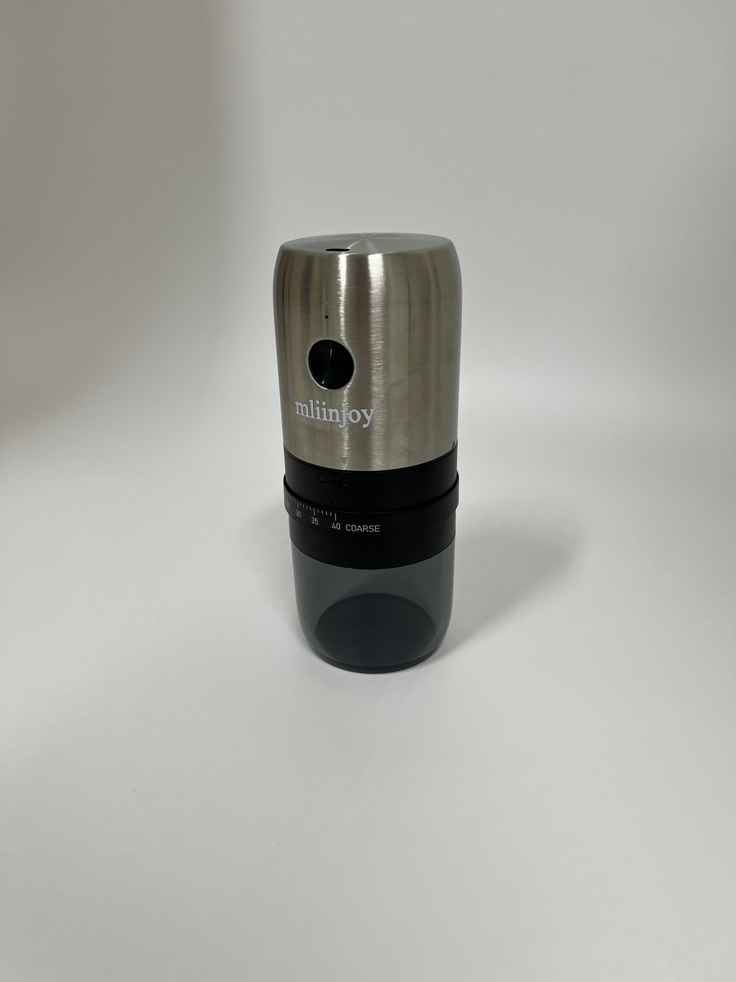 mliinjoy Electric Coffee Grinder – Stainless Steel Adjustable Burr Mill for Precision Grinding
