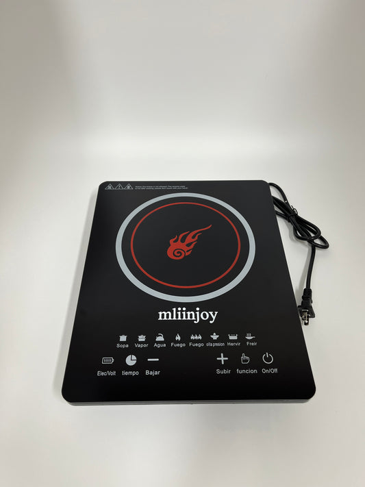 mliinjoy Portable Induction Cooktop – 1800W Electric Countertop Burner with Touch Controls & 8 Cooking Presets