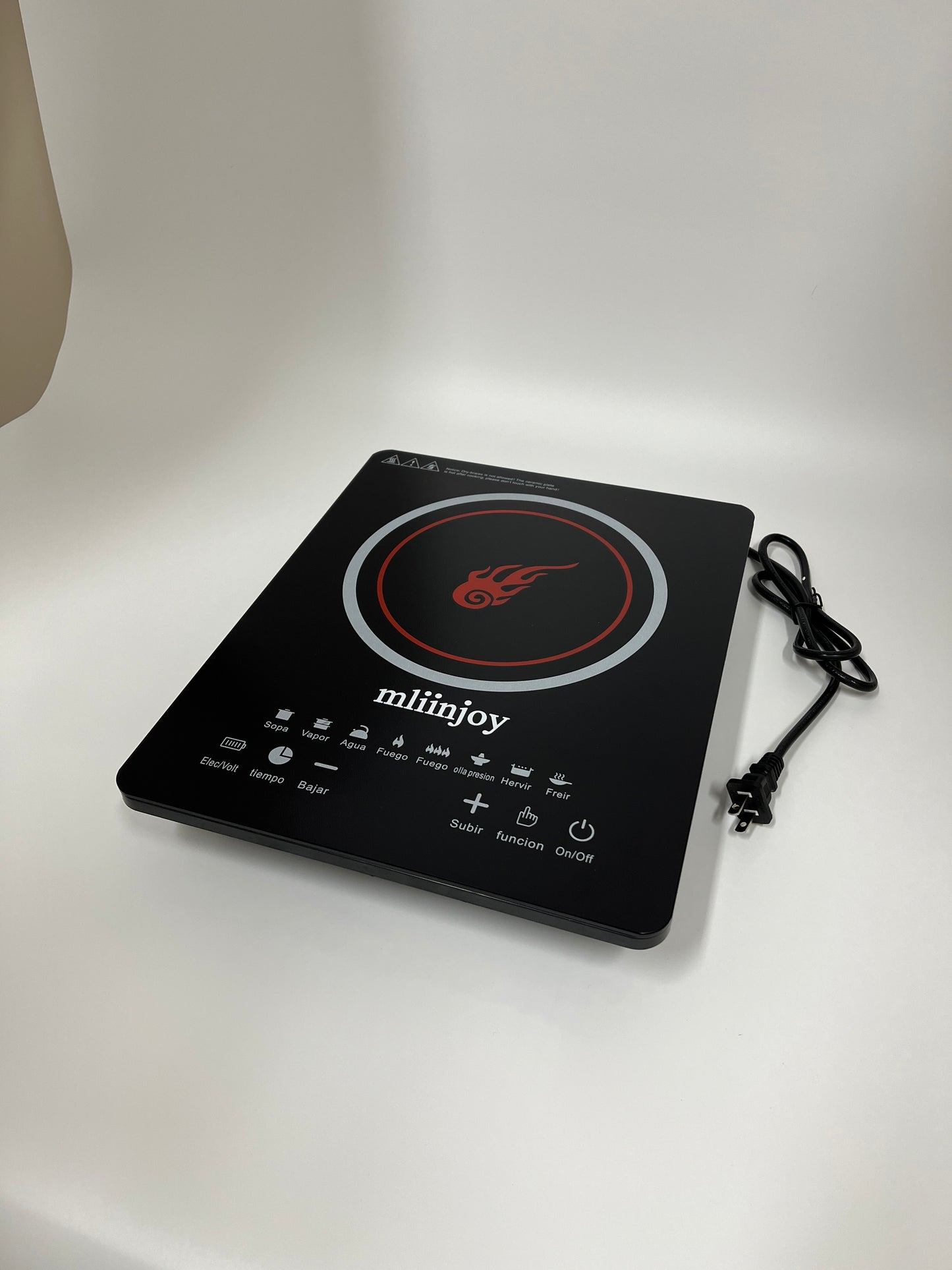 mliinjoy Portable Induction Cooktop – 1800W Electric Countertop Burner with Touch Controls & 8 Cooking Presets