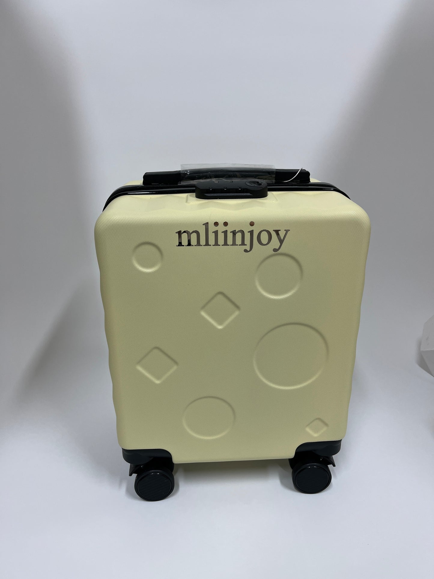 mliinjoy Carry-On Hardside Luggage – 20-Inch Lightweight Spinner Suitcase with TSA Lock & Textured Shell