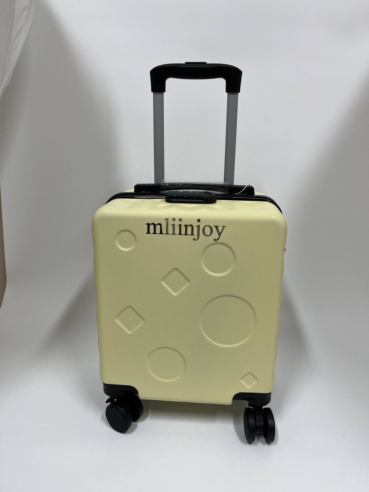 mliinjoy Carry-On Hardside Luggage – 20-Inch Lightweight Spinner Suitcase with TSA Lock & Textured Shell