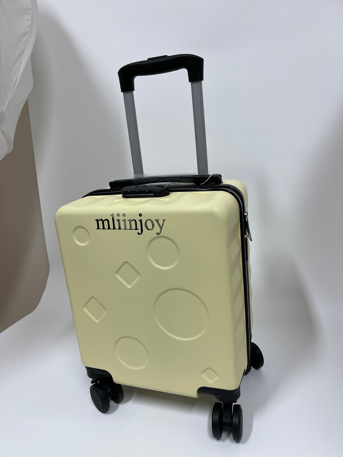 mliinjoy Carry-On Hardside Luggage – 20-Inch Lightweight Spinner Suitcase with TSA Lock & Textured Shell