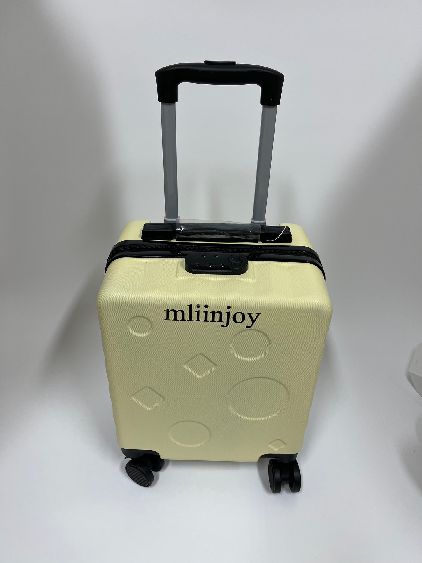 mliinjoy Carry-On Hardside Luggage – 20-Inch Lightweight Spinner Suitcase with TSA Lock & Textured Shell