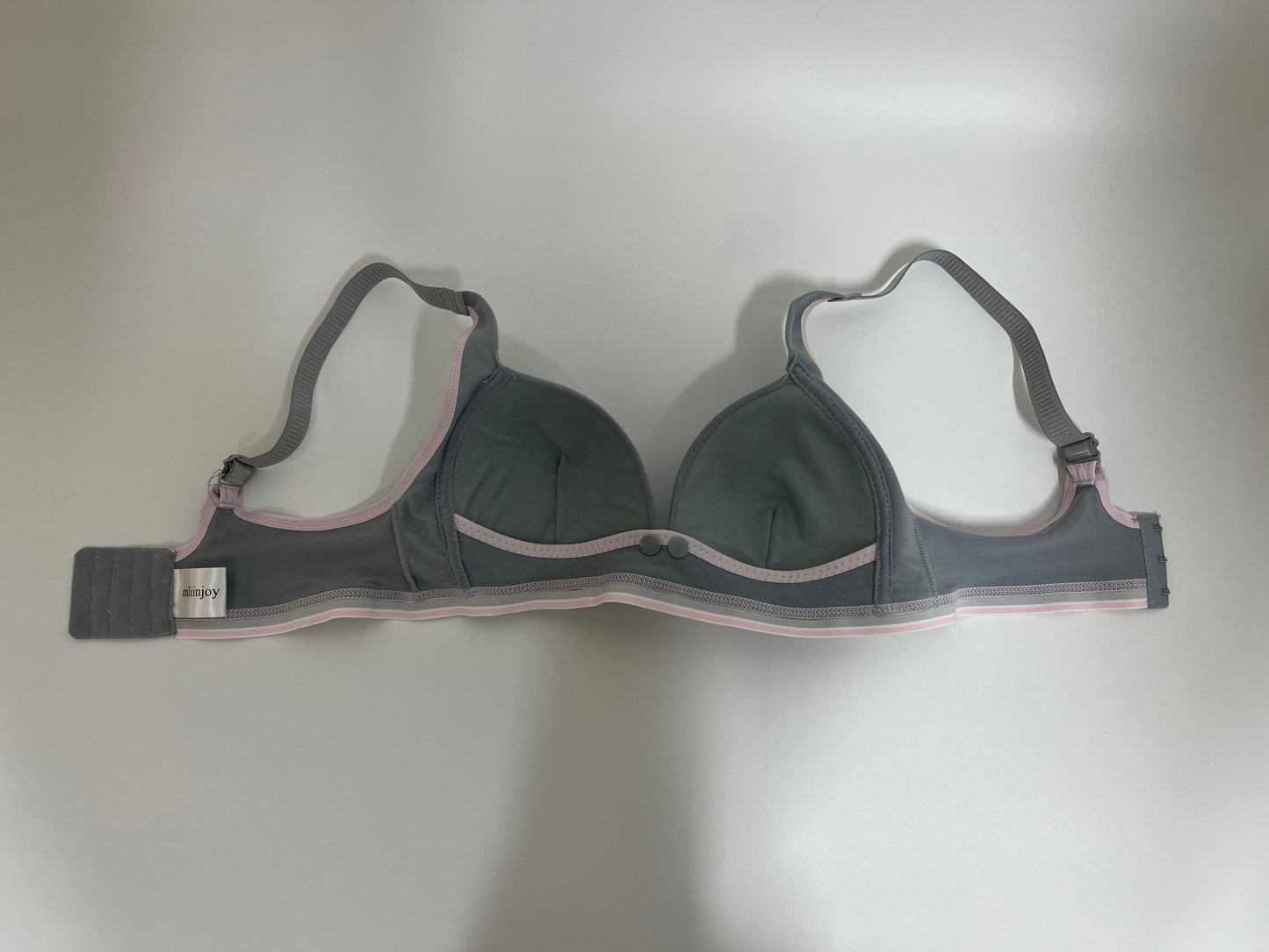 mliinjoy Wireless Comfort Bra – Lightly Padded Everyday Bra with Adjustable Straps & Soft Stretch Fabric