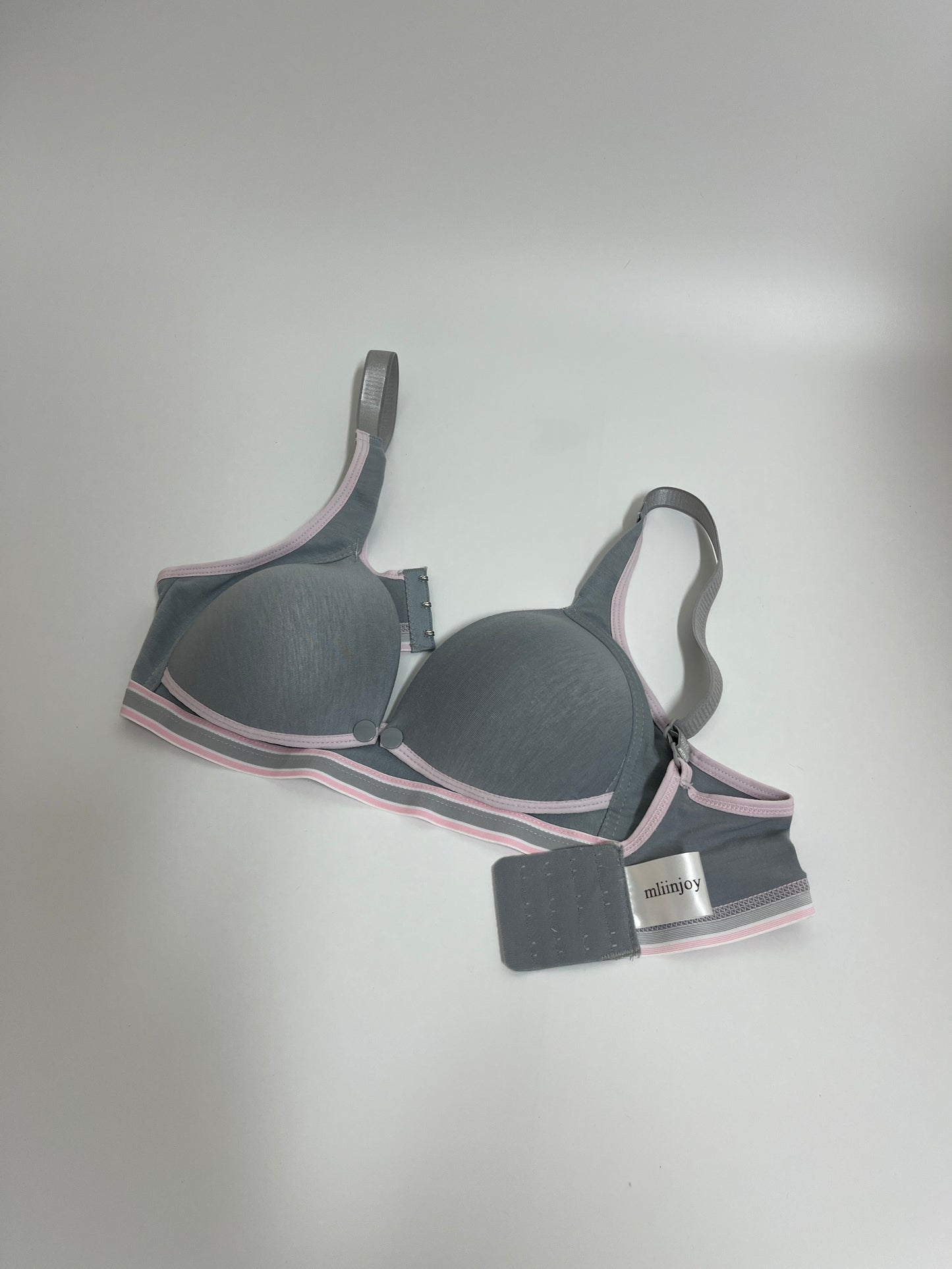 mliinjoy Wireless Comfort Bra – Lightly Padded Everyday Bra with Adjustable Straps & Soft Stretch Fabric