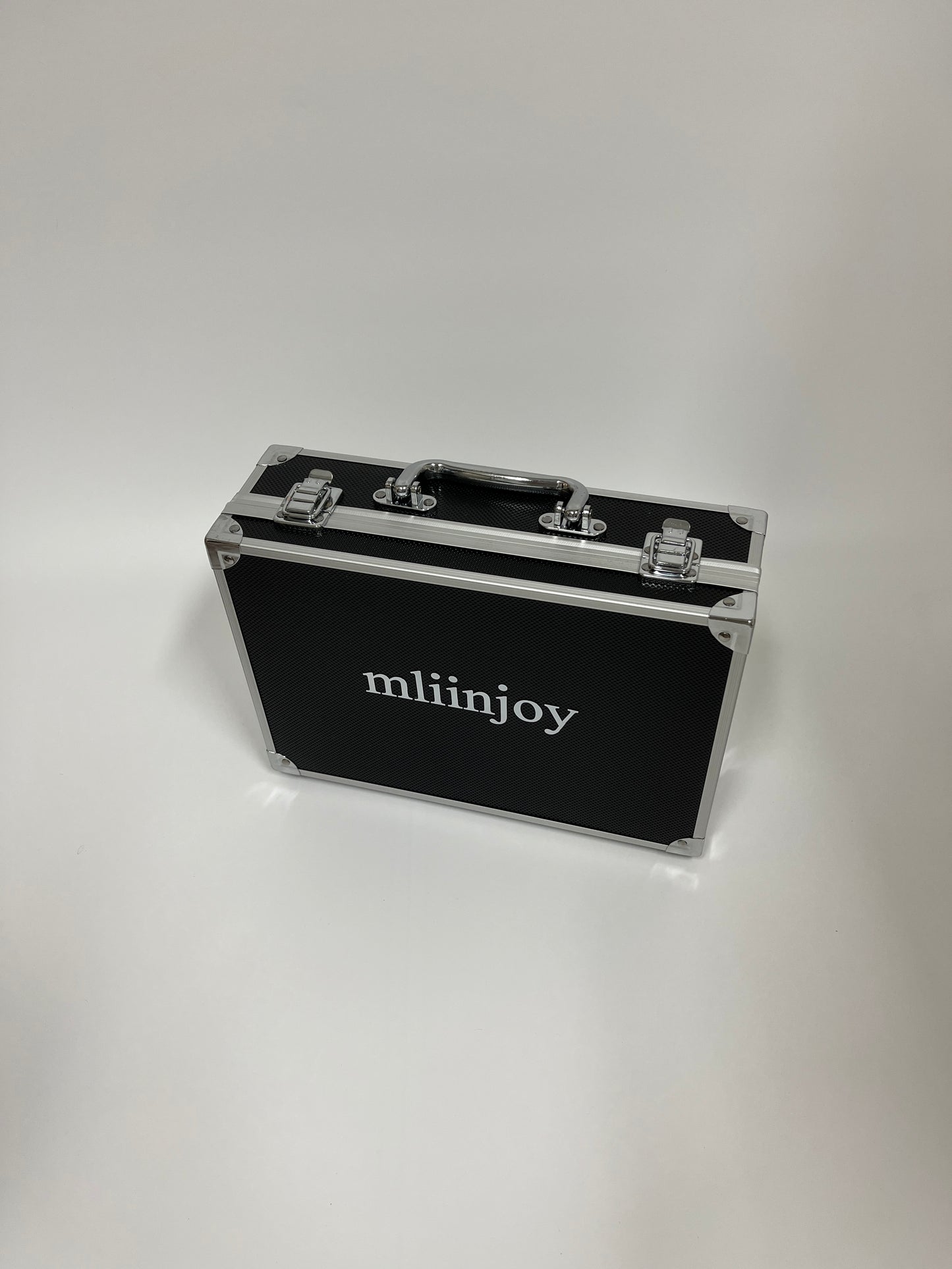 mliinjoy Portable Hard Shell Instrument Case – Lightweight Aluminum Carrying Box for Ukulele & Accessories