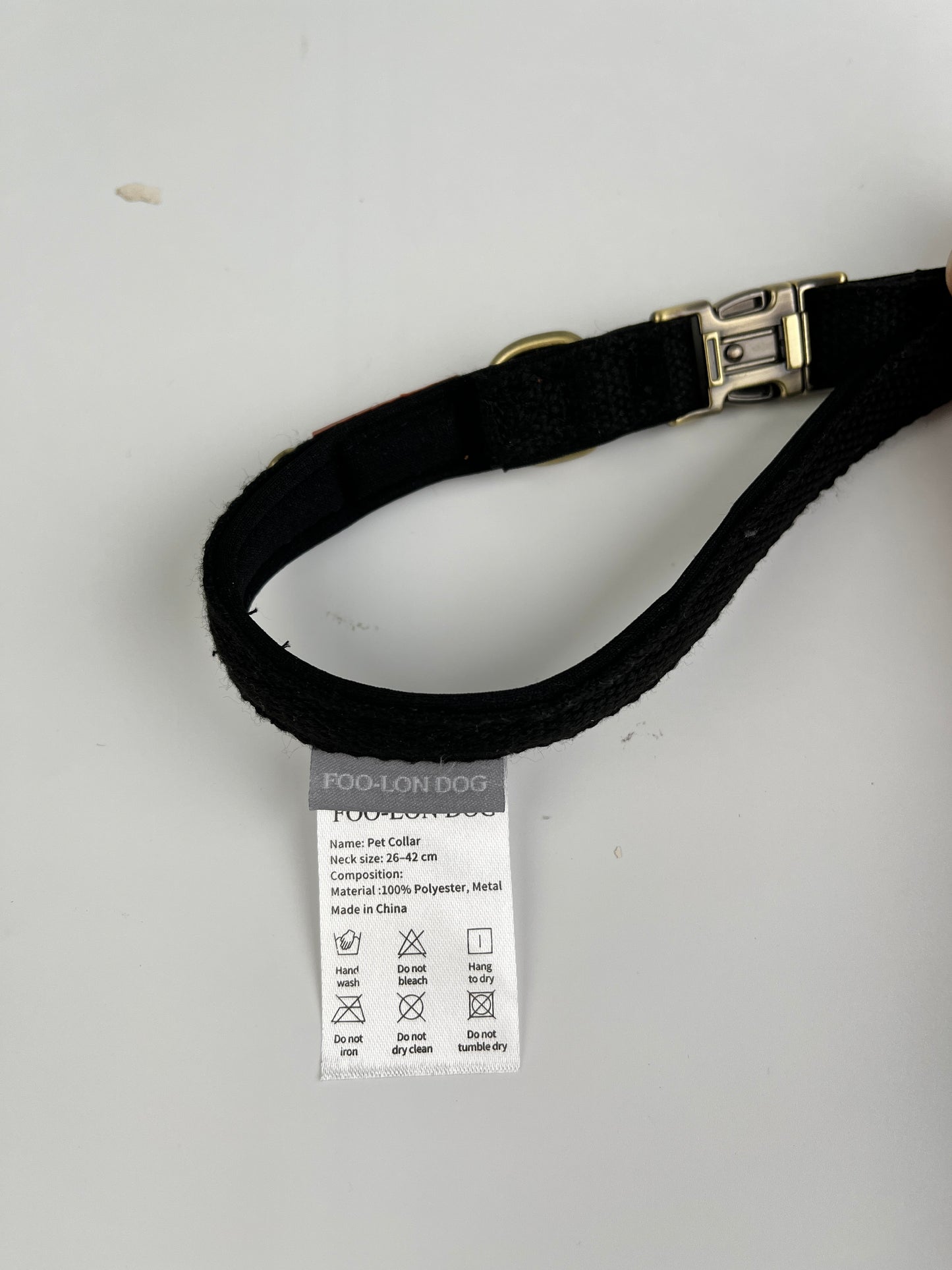 FOO-LON DOG Adjustable Pet Collar – Durable & Comfortable Dog Collar with Metal Buckle for Small and Medium Pets