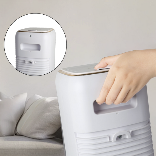 mliinjoy CoolTower Smart Oscillating Air Conditioner – Slim Portable Cooling Fan with LED Touch Panel