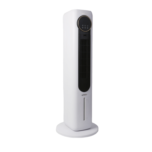 mliinjoy CoolTower Smart Oscillating Air Conditioner – Slim Portable Cooling Fan with LED Touch Panel