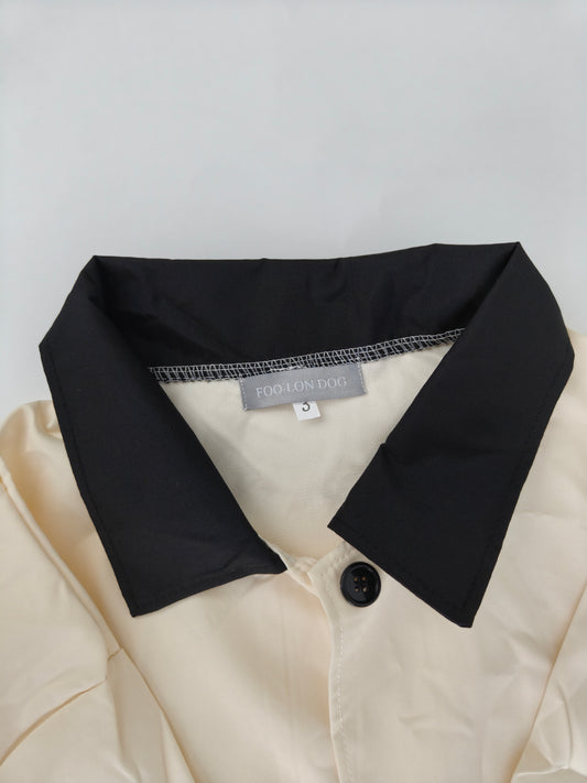 FOO-LON DOG Casual Midi Skirt – Soft Cotton Blend A-Line Skirt for Everyday Wear