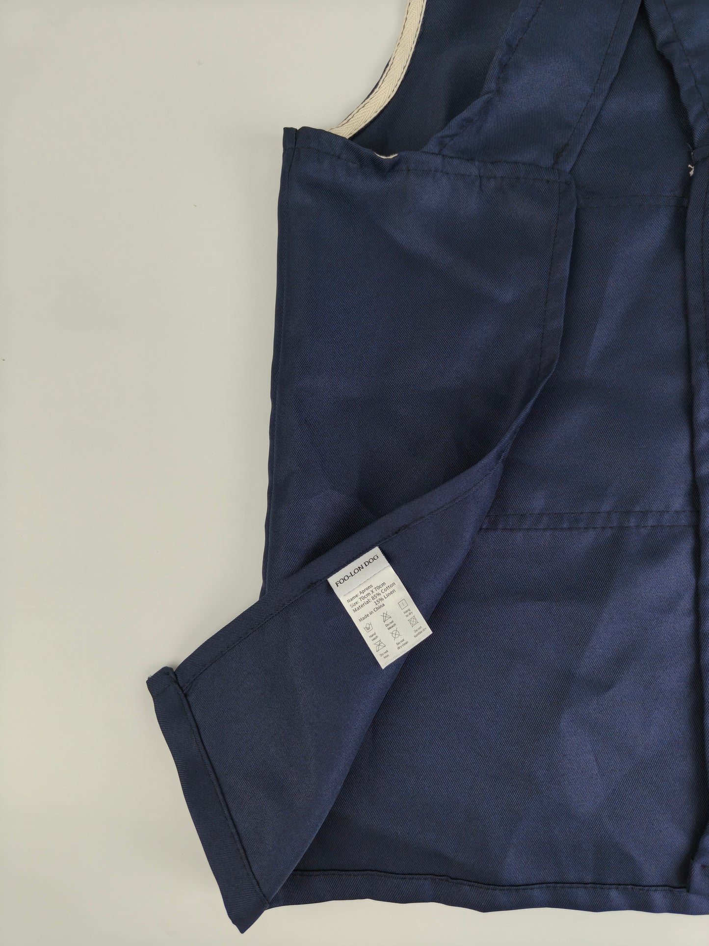 FOO-LON DOG Classic Cross-Back Apron – Durable Cotton Canvas Kitchen Apron with Pocket