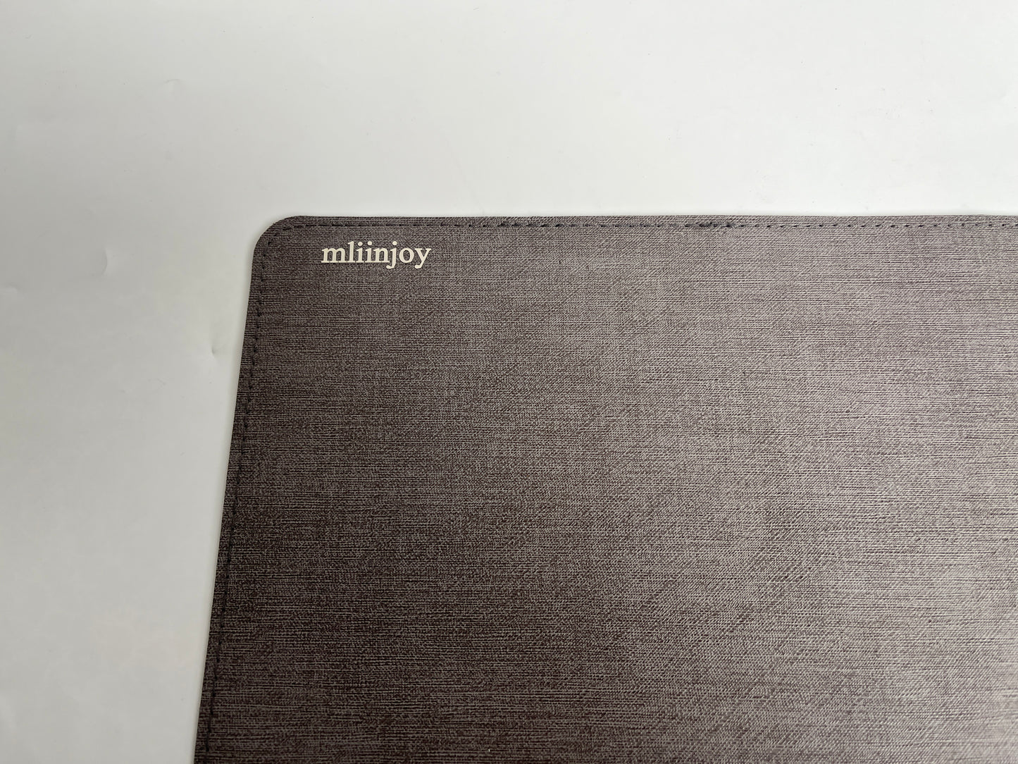 mliinjoy Desk mats - Food Warming Pad - Desktop Food Warmer for Meals, Slim Office Heating Mat with One-Touch Control, Portable Mini Plate Warmer (Gray)