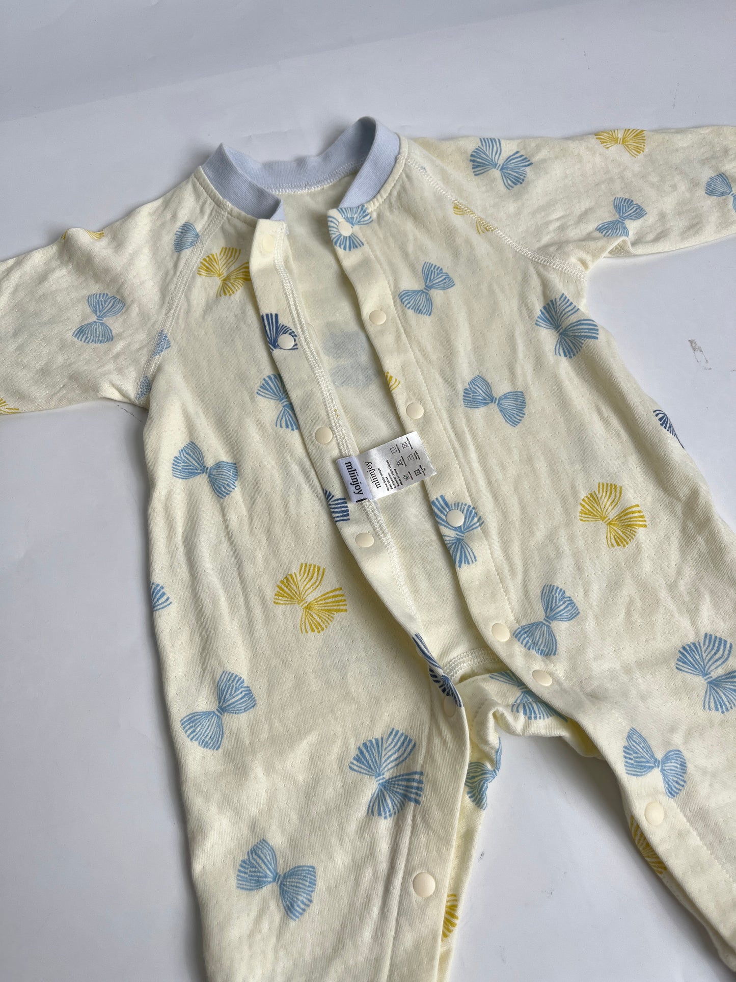 mliinjoy Baby Long Sleeve Romper – Soft Cotton Snap-Up Jumpsuit for Infants and Toddlers