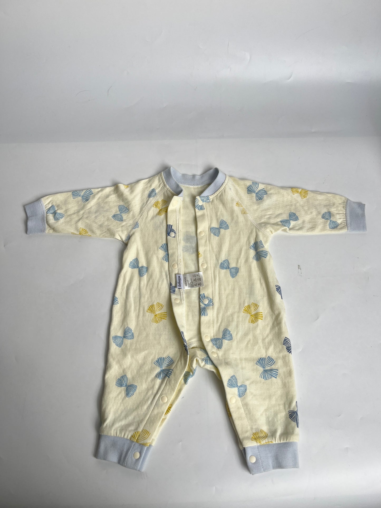 mliinjoy Baby Long Sleeve Romper – Soft Cotton Snap-Up Jumpsuit for Infants and Toddlers