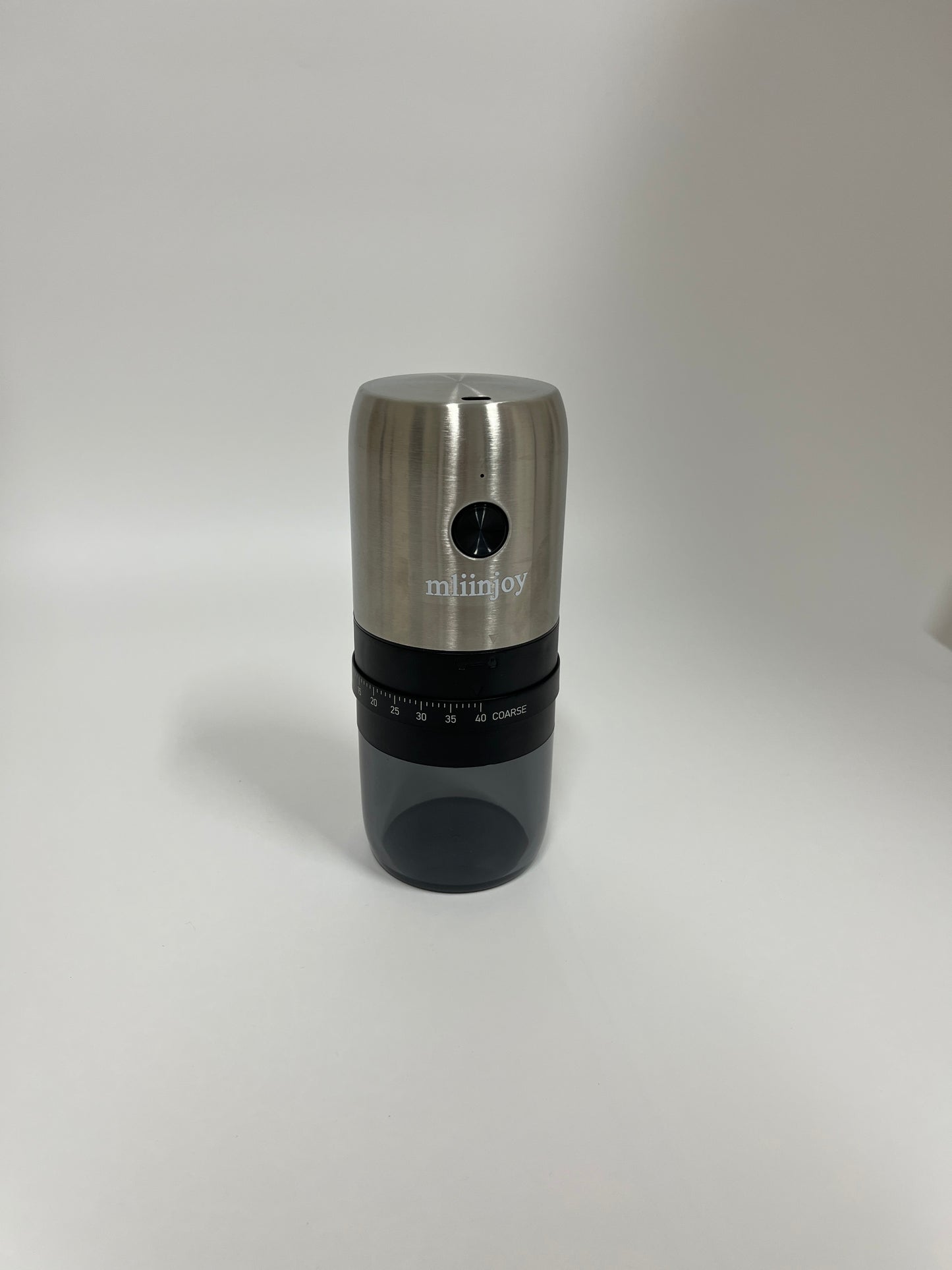 mliinjoy Electric Coffee Grinder – Stainless Steel Adjustable Burr Mill for Precision Grinding