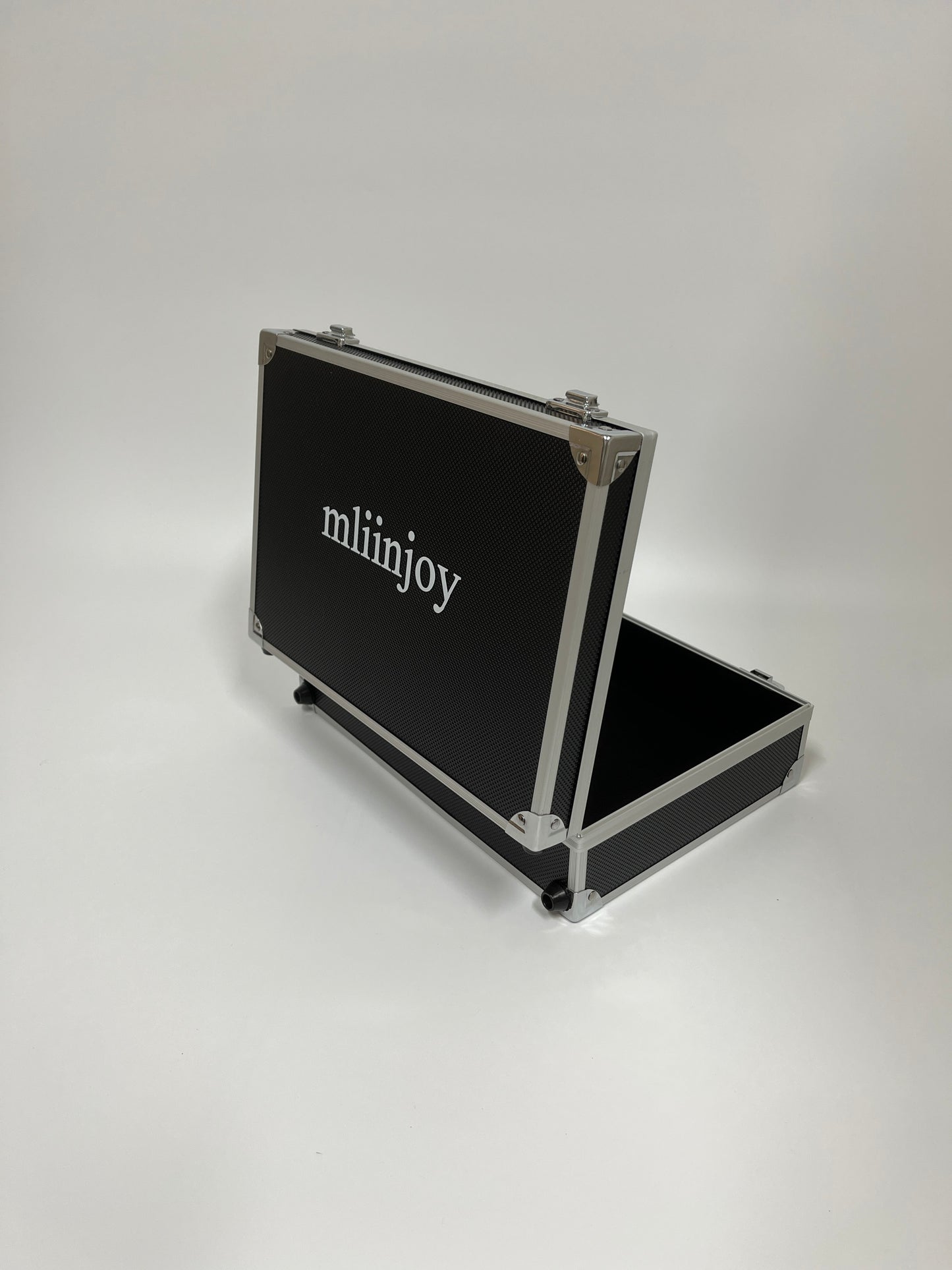 mliinjoy Portable Hard Shell Instrument Case – Lightweight Aluminum Carrying Box for Ukulele & Accessories