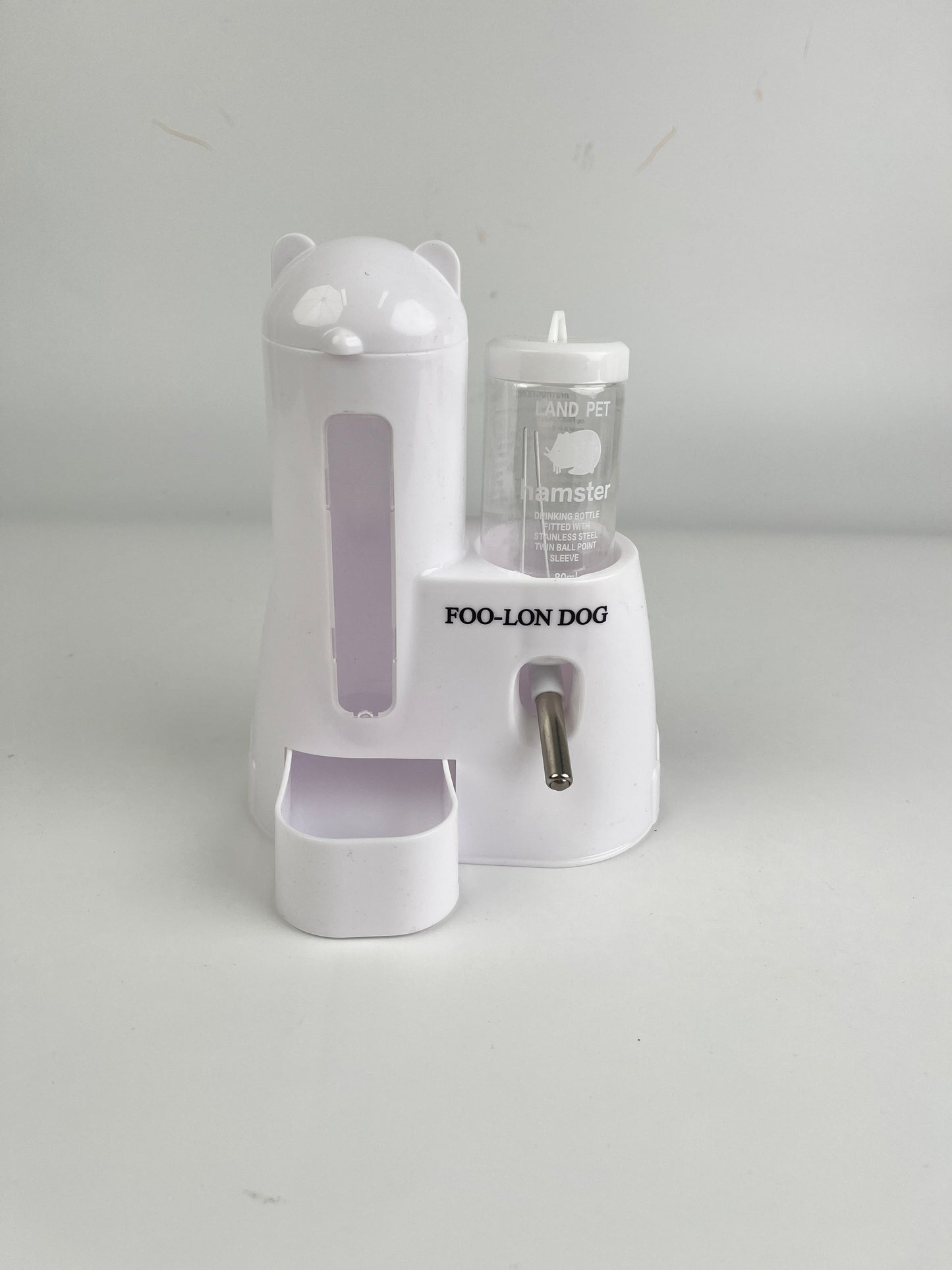 FOO-LON DOG Automatic Small Pet Feeder & Water Dispenser – Dual Food and Water Station for Hamsters, Rabbits & Small Pets