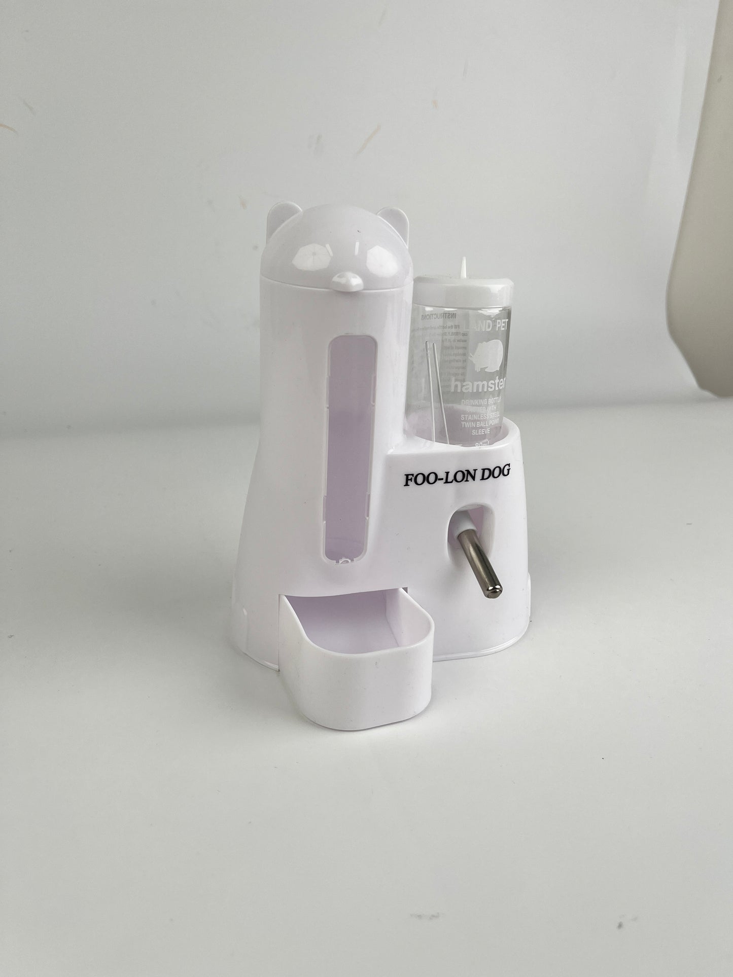 FOO-LON DOG Automatic Small Pet Feeder & Water Dispenser – Dual Food and Water Station for Hamsters, Rabbits & Small Pets