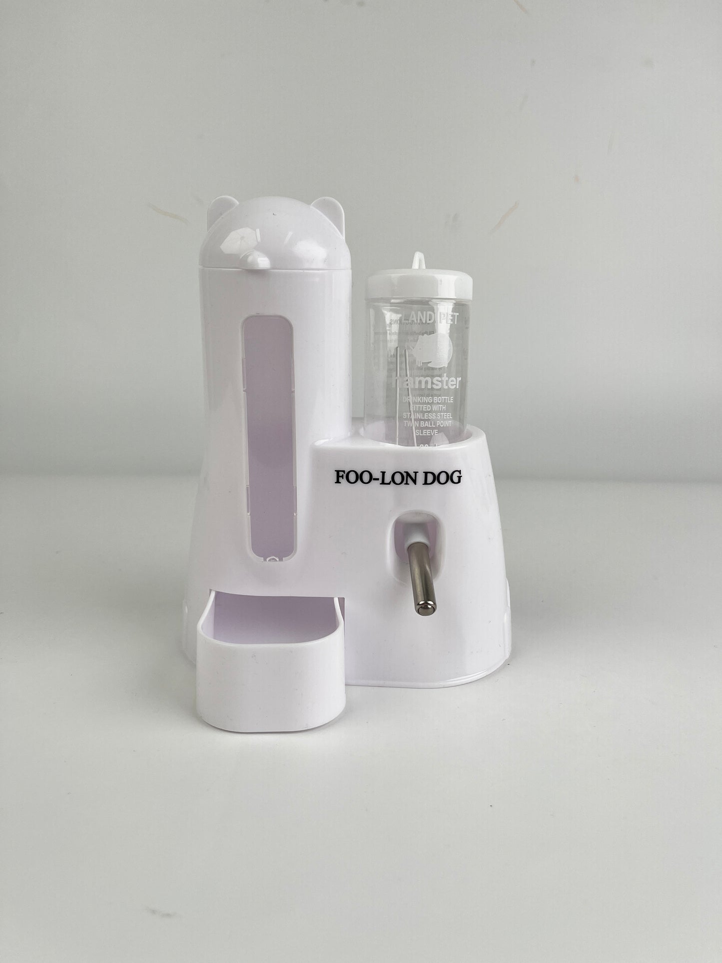 FOO-LON DOG Automatic Small Pet Feeder & Water Dispenser – Dual Food and Water Station for Hamsters, Rabbits & Small Pets