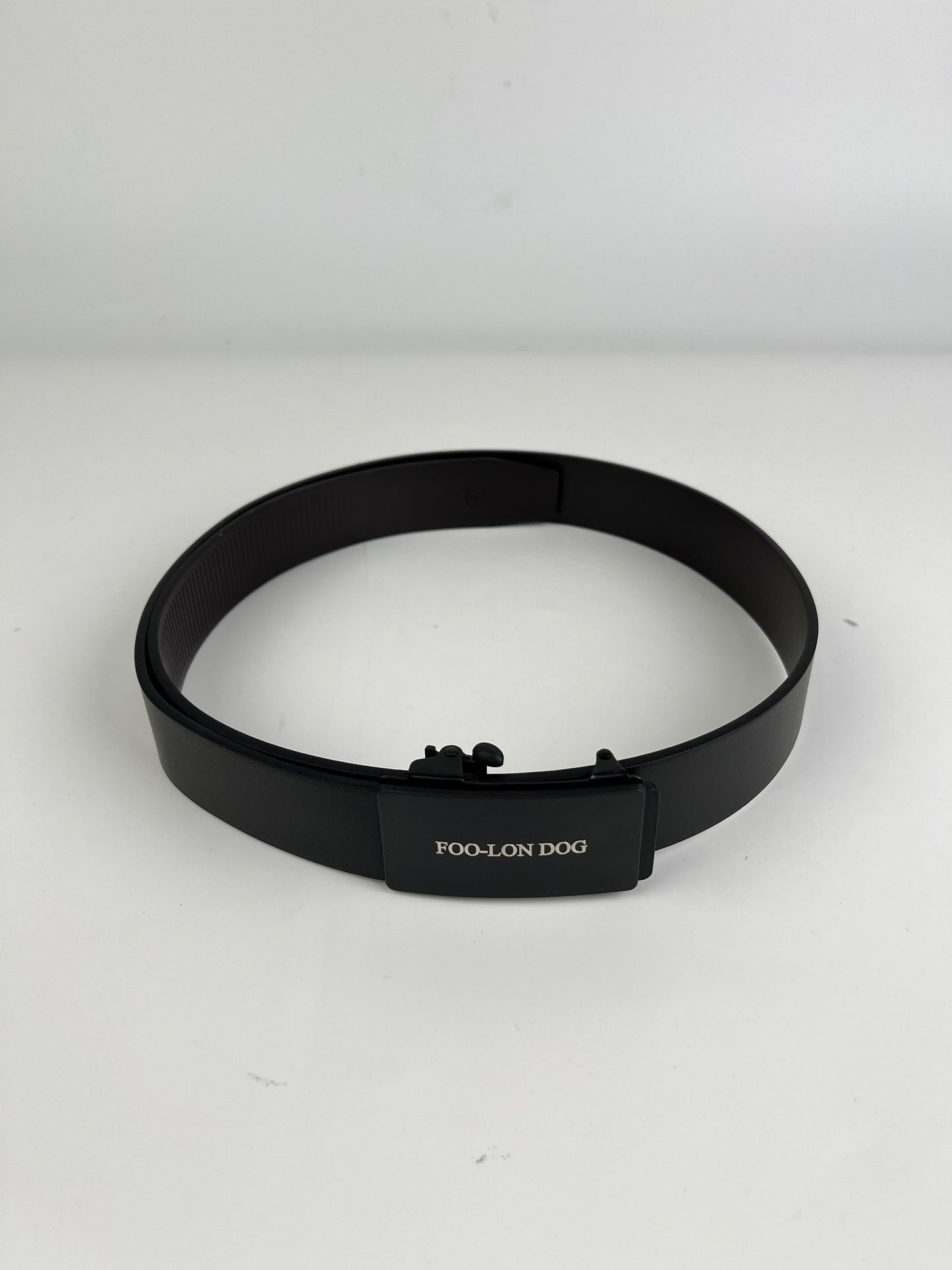 FOO-LON DOG Classic Automatic Buckle Belt – Adjustable Leather Waist Belt for Men