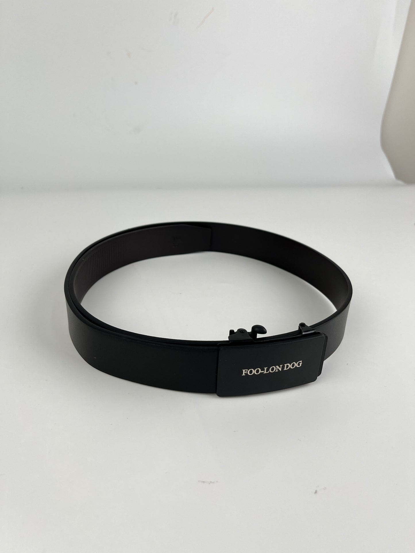 FOO-LON DOG Classic Automatic Buckle Belt – Adjustable Leather Waist Belt for Men