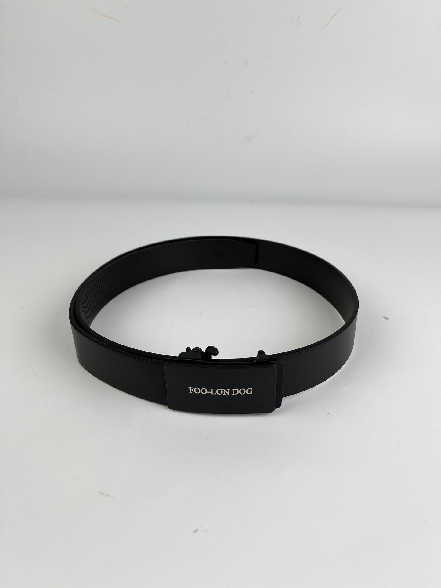 FOO-LON DOG Classic Automatic Buckle Belt – Adjustable Leather Waist Belt for Men