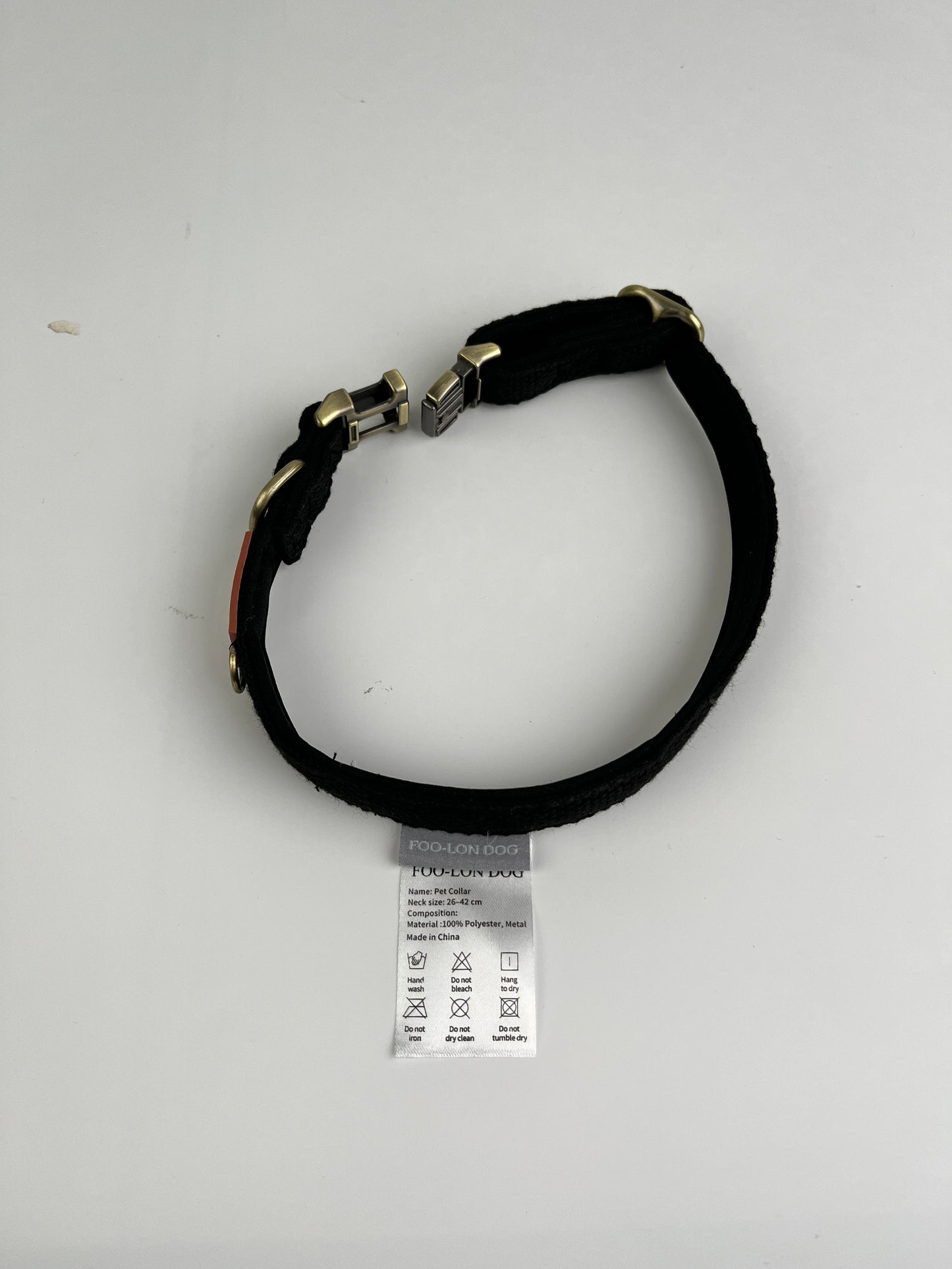 FOO-LON DOG Adjustable Pet Collar – Durable & Comfortable Dog Collar with Metal Buckle for Small and Medium Pets